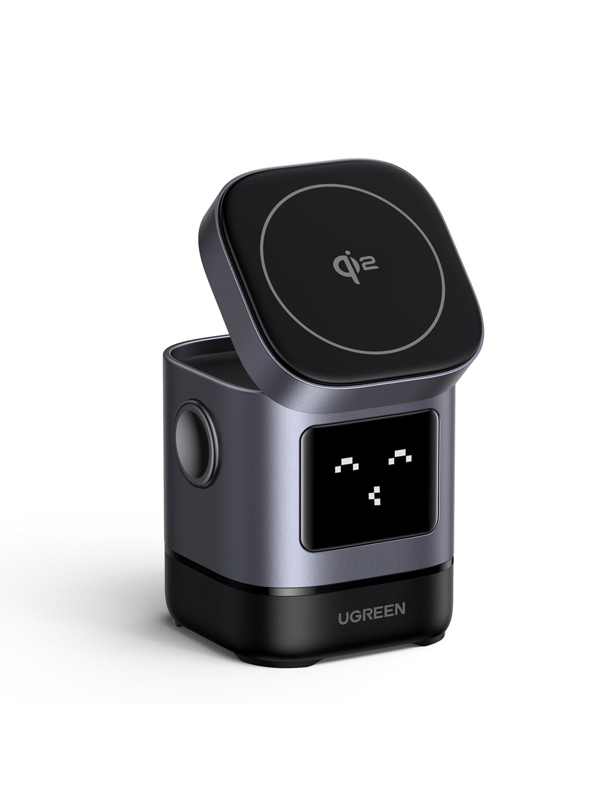 UGREEN Uno 2-i-1 trådløs oplader - Qi2 15W trådløs opladning, Mobil Oplader