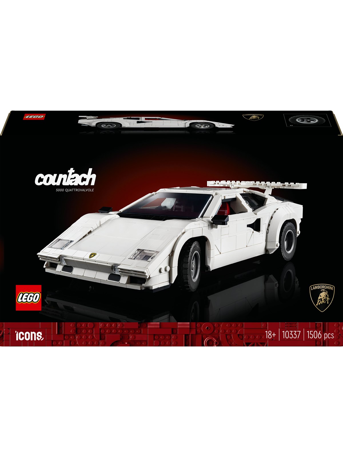 LEGO Icons 10337 Lamborghini Countach 5000 Quattrovalvole