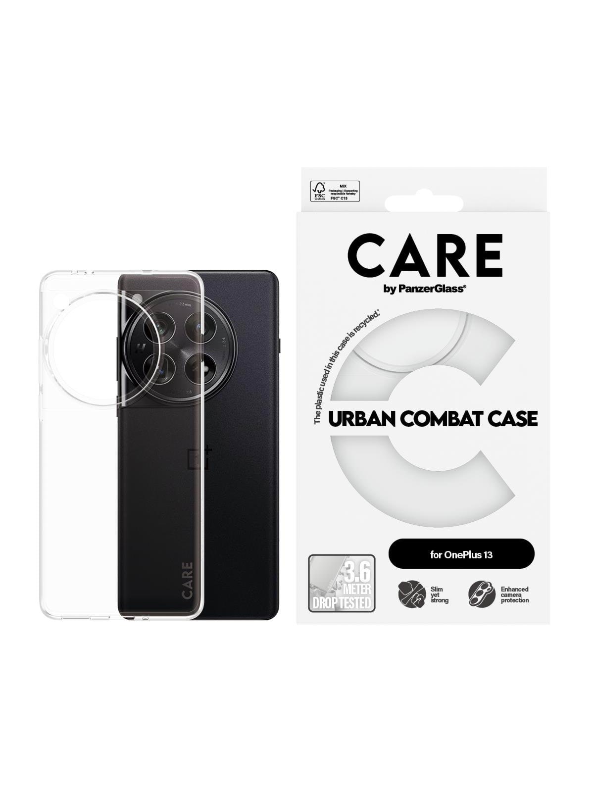 CARE by PanzerGlass Fashionable Case Transparent X-Ray Soft Basic OnePlus 13