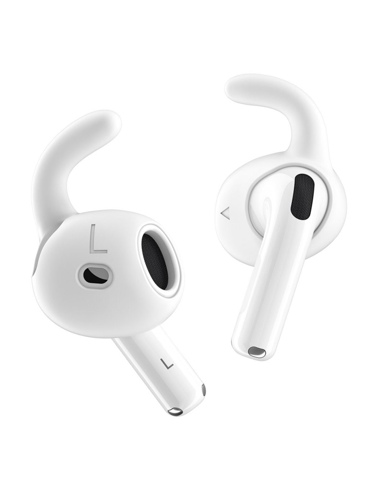 KeyBudz Earbuddyz for Airpods 4th Gen - White, Hovedtelefonerheadset2
