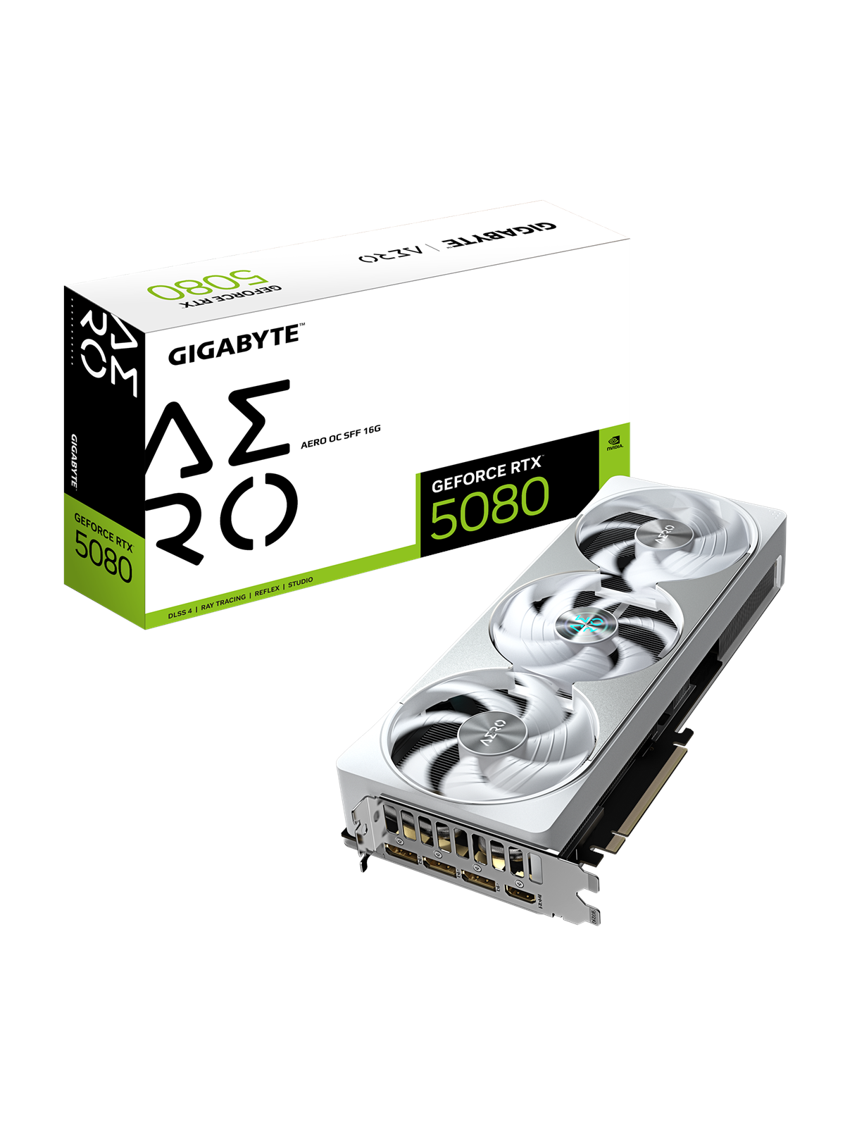 GIGABYTE GeForce RTX 5080 æRO OC - 16GB GDDR7 RAM - Grafikkort, Grafikkort