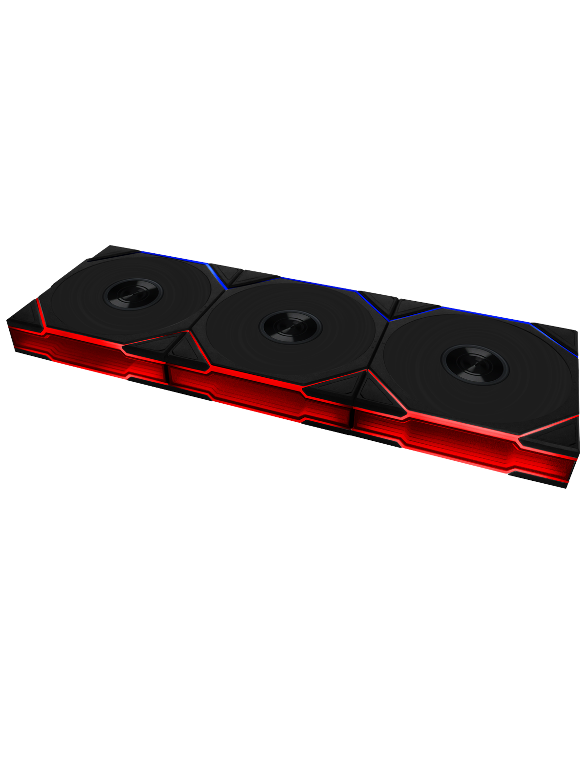 Lian Li UNI FAN TL Wireless Reverse 3-pack - Kabinet køler - 120mm - Sort med RGB LED lys - 33 dBA