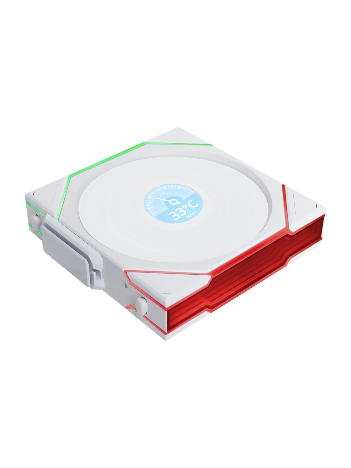Lian Li UNI FAN TL Wireless LCD Reverse - Kabinet køler - 120mm - Hvid - 33 dBA