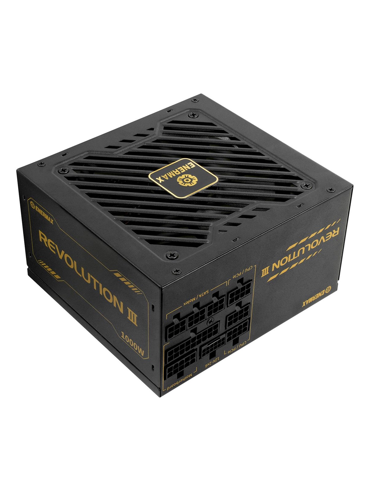 Enermax REVOLUTION III Strømforsyning - 1000 Watt - 120 mm - ATX 3.1 - 80 Plus Gold certified