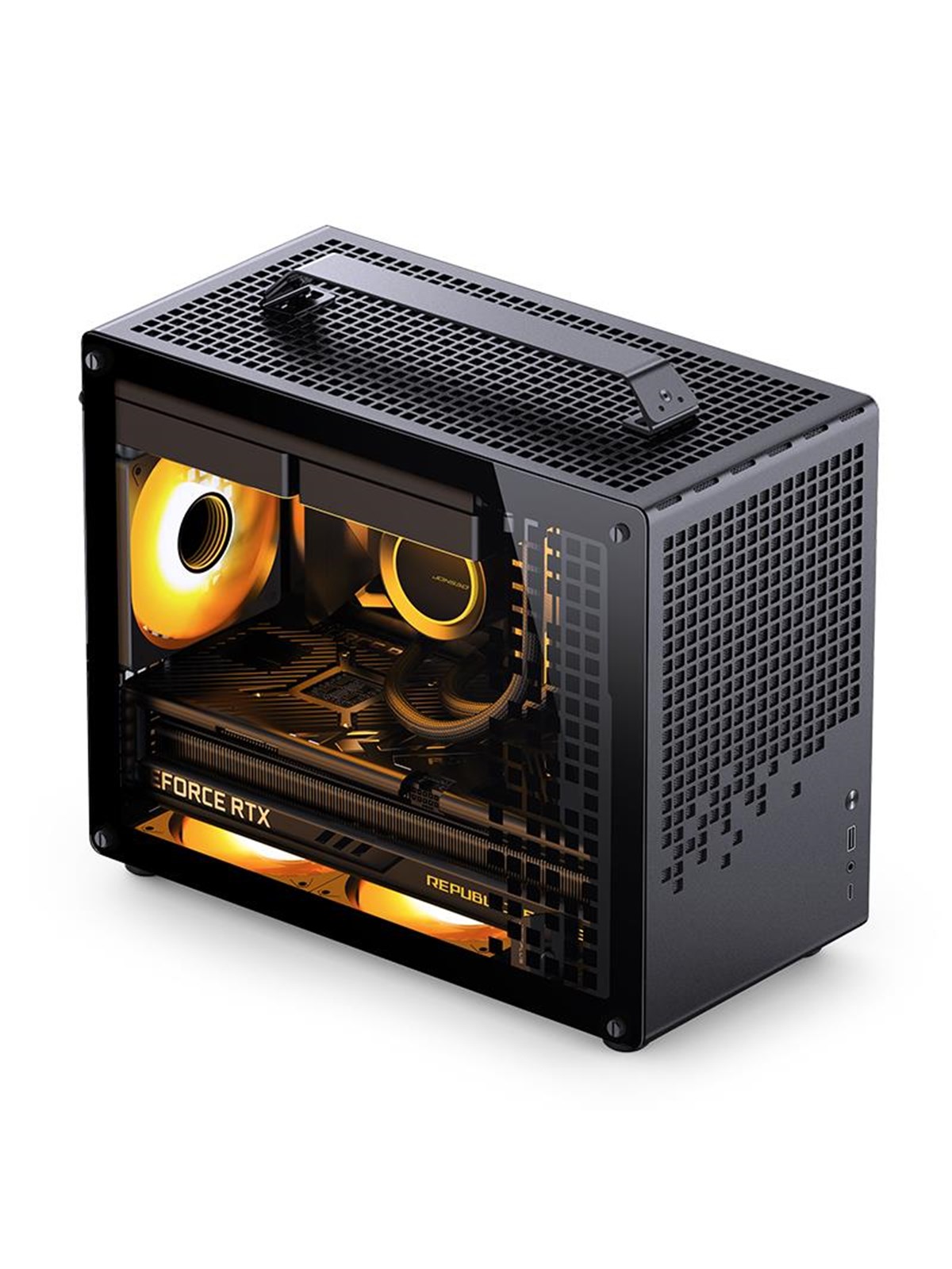 Jonsbo Z20 Black - Kabinet - Minitower - Sort, Kabinet