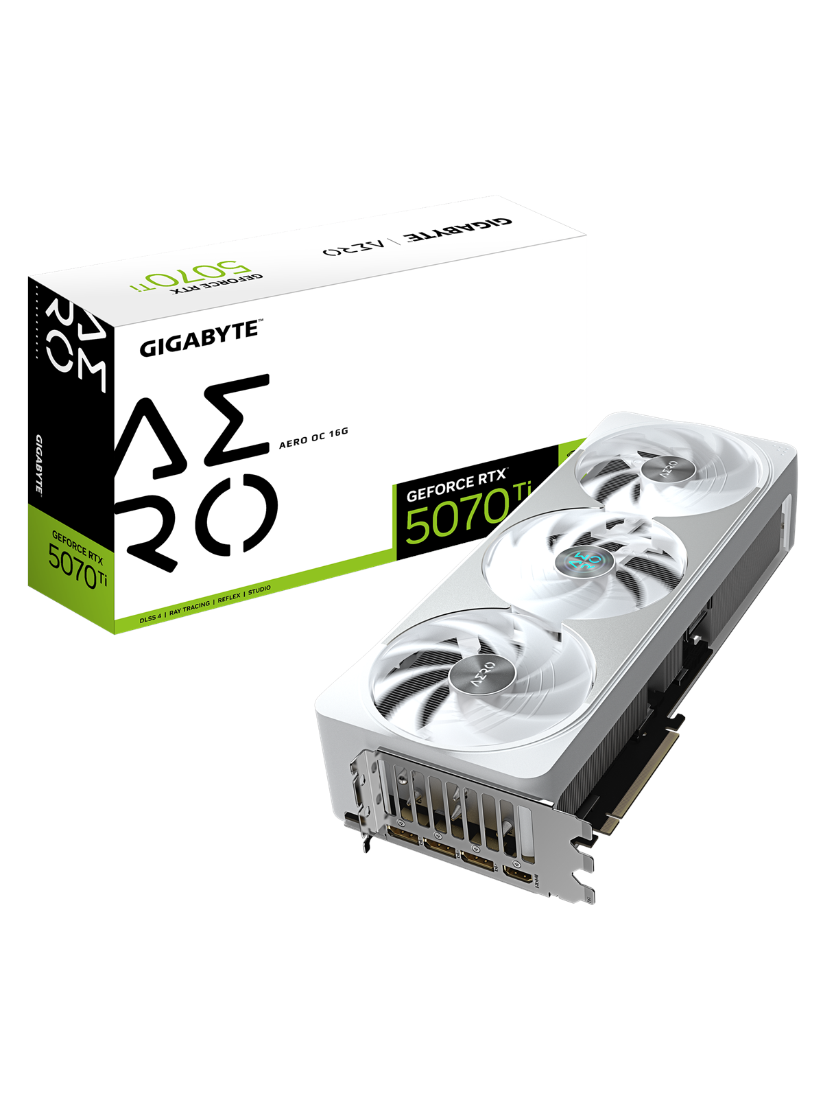 GIGABYTE GeForce RTX 5070 Ti æRO OC - 16GB GDDR7 RAM - Grafikkort, Grafikkort