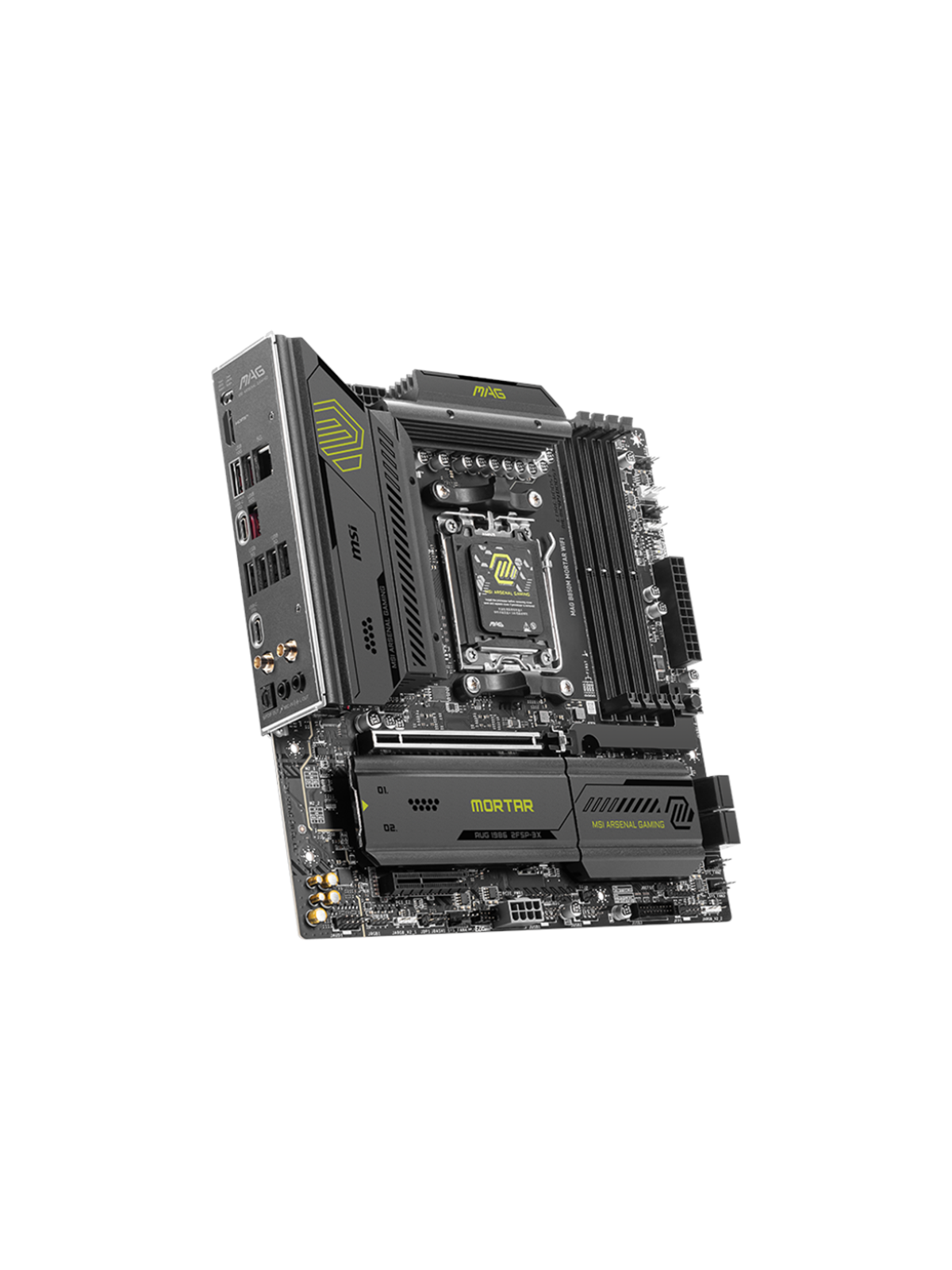 MSI MAG B850M MORTAR WIFI Bundkort - AMD B850 - AMD AM5 socket - DDR5 RAM - Micro-ATX