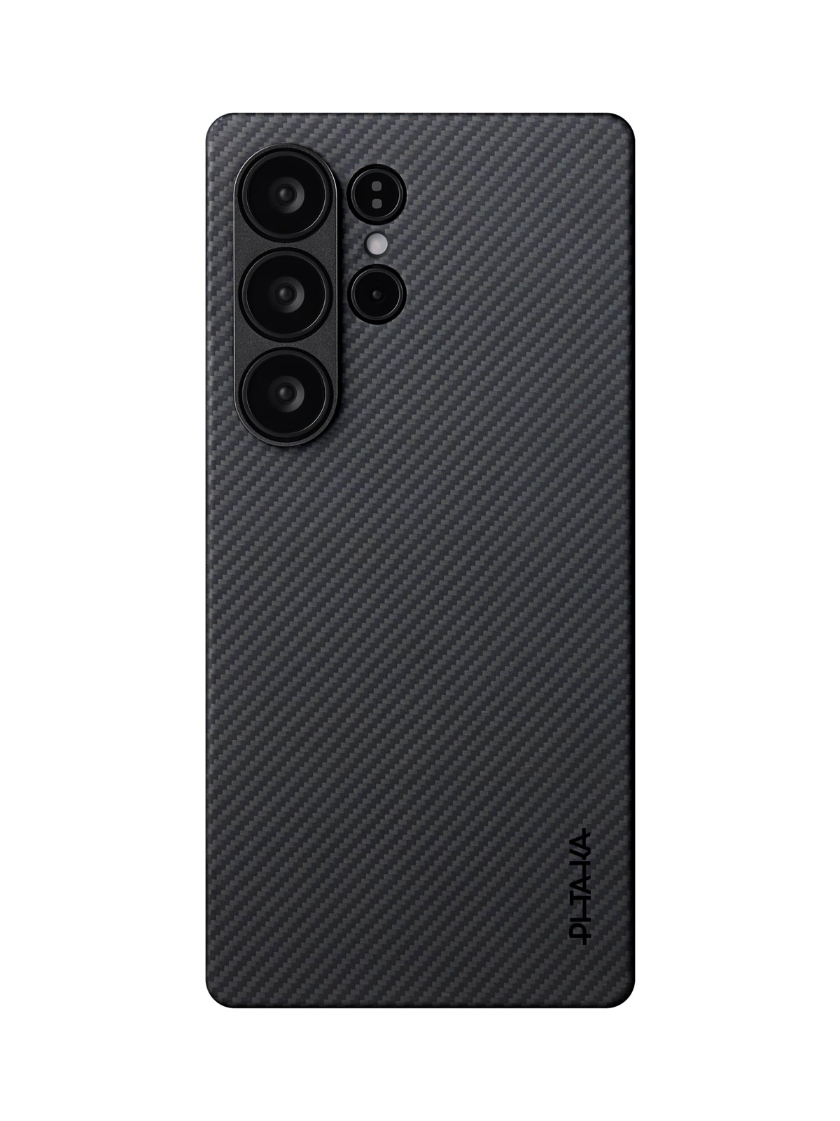 PITAKA Ultra-Slim Case Black/Grey Twill - Samsung Galaxy S25 Ultra, Mobilcover