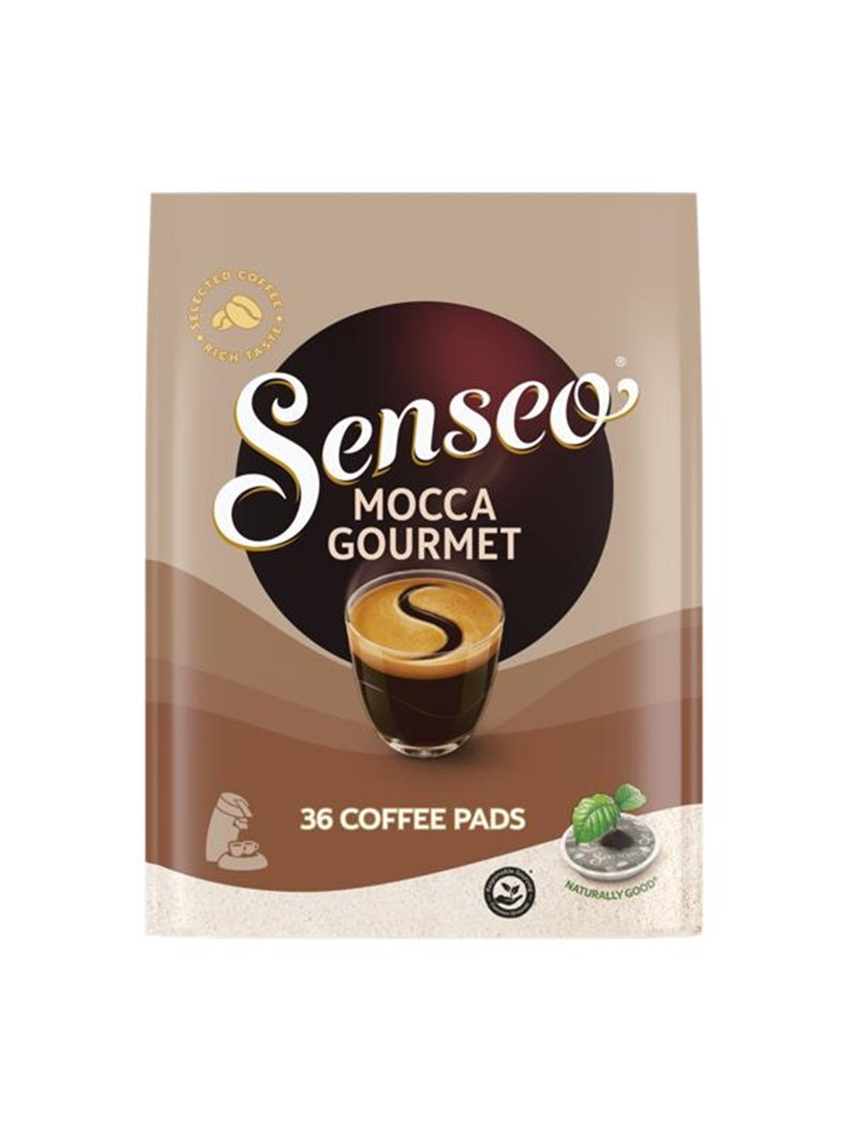 Senseo Pads Mocca Gourmet - 36 pcs, Kaffemaskine