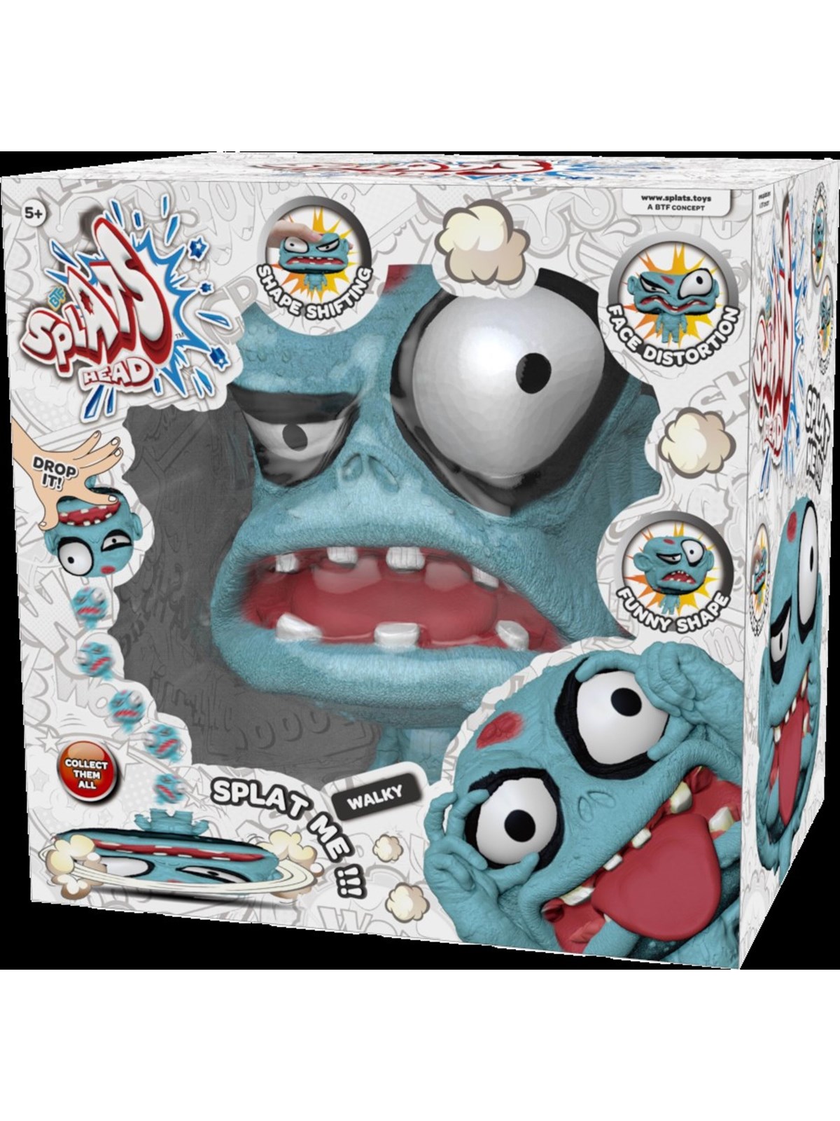 Splats Head Maxi Walky Zombie hoved, Legetøj