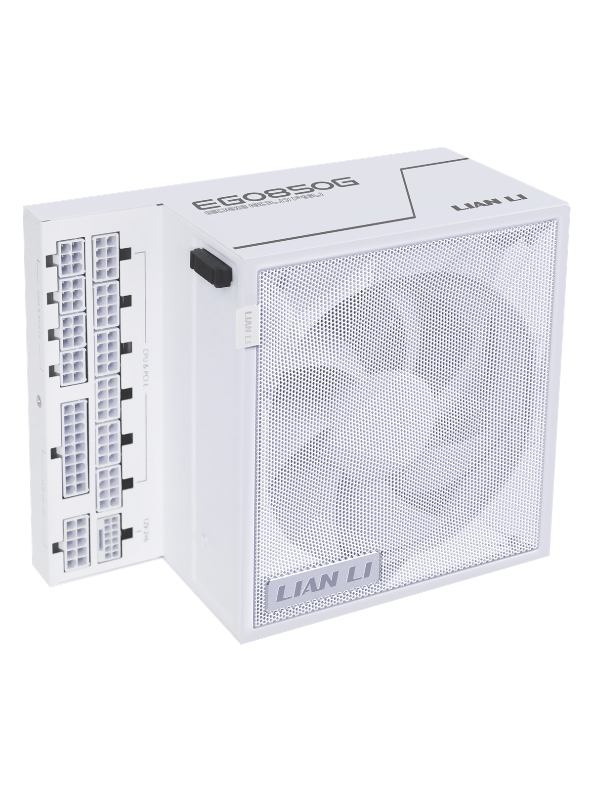 Lian Li Edge Gold 850W White Strømforsyning - 850 Watt - 120 mm - ATX 3.1 - 80 Plus Gold certified