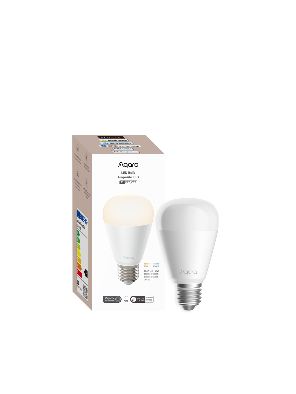 Aqara LED Bulb T2 (CCT E27), Smart Home