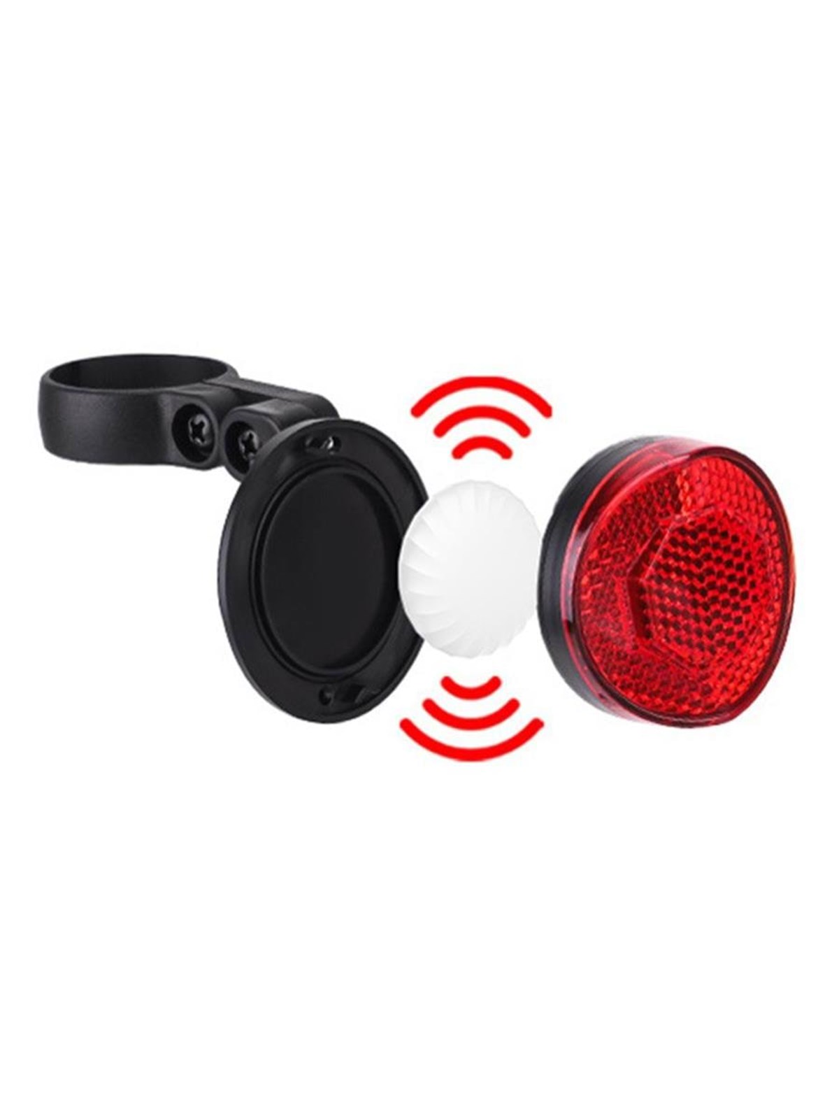 Lippa Rear Reflector for AirTag - Safety and Tracking Combined, Mobil Tilbehør