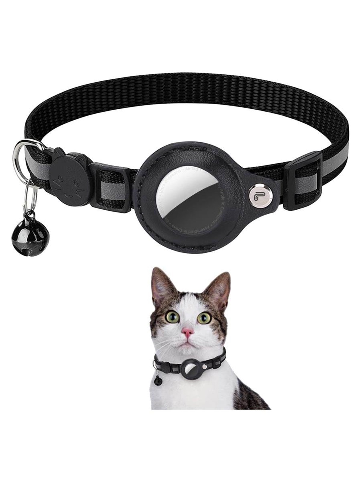 Lippa Collar for Cats and Dogs 22-32 cm Black, Hundeudstyr