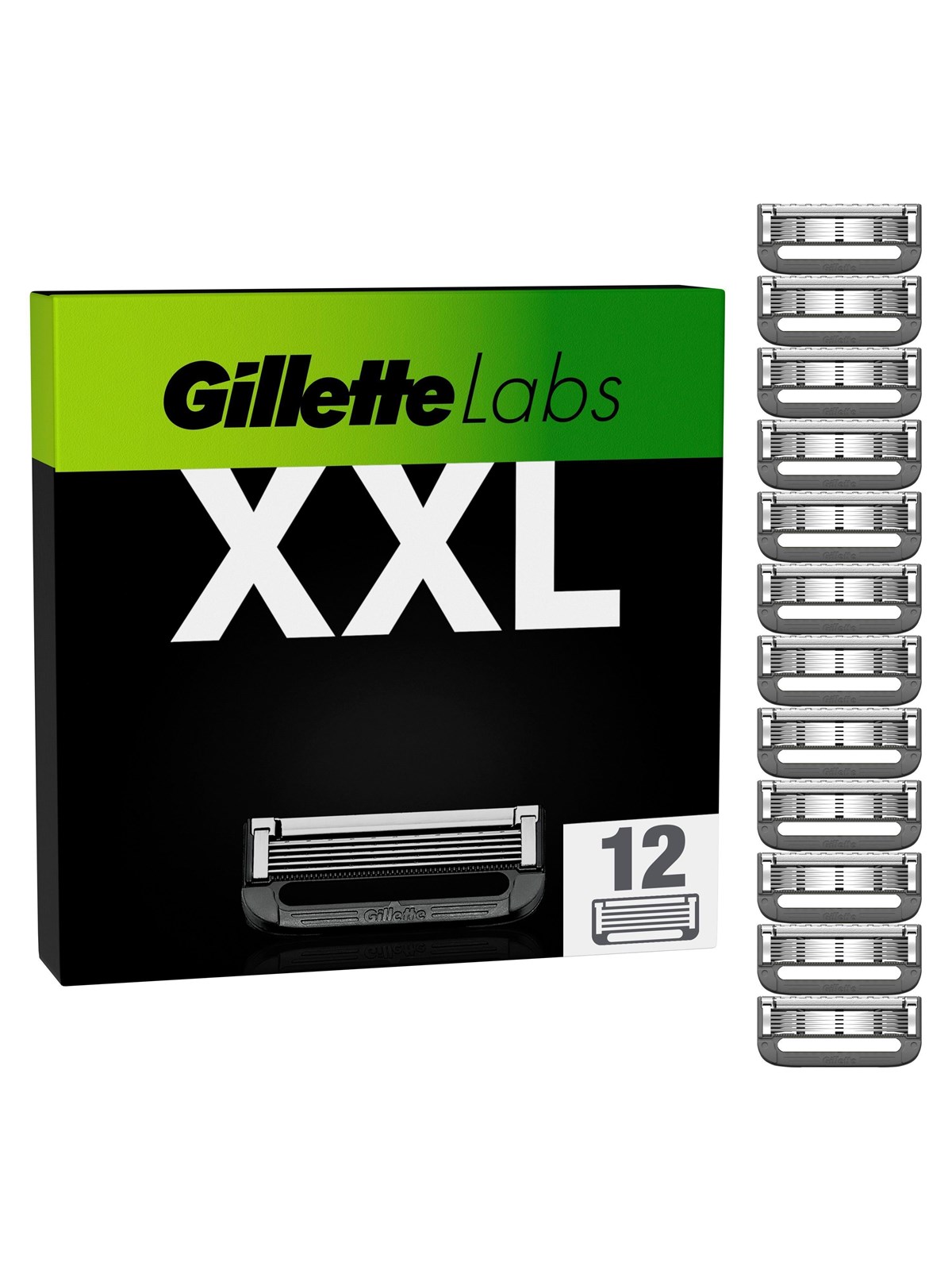 Gillette Labs XXL Razor Blades (12-Pack), Barbergrej