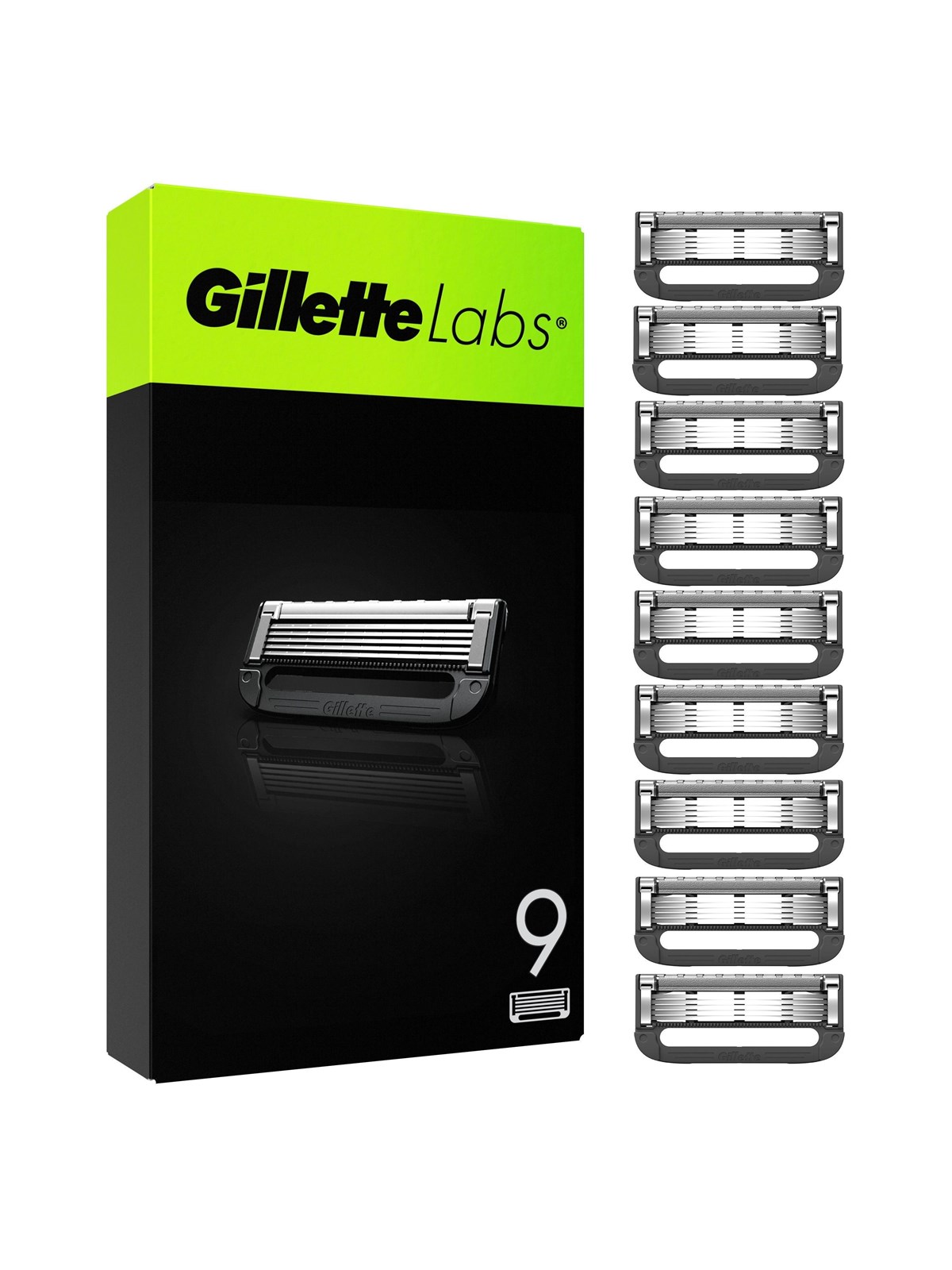 Gillette Labs 9 pcs largepack vertical, Barbergrej