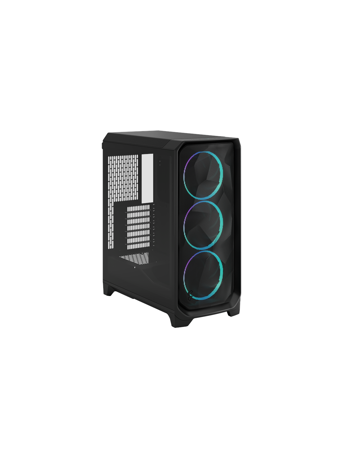 Fractal Design Meshify 3 Black RGB - Kabinet - Miditower - Sort, Kabinet
