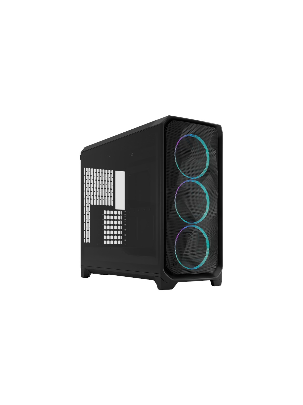 Fractal Design Meshify 3 XL Black RGB - Kabinet - Miditower - Sort, Kabinet