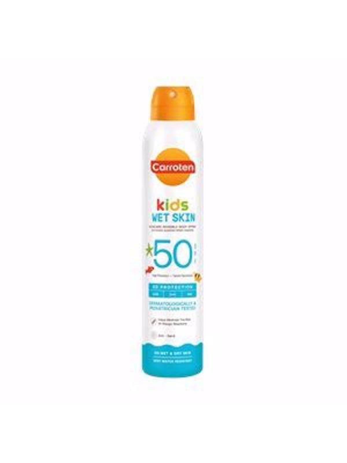 Carroten Dry Mist SPF 50 Kids Wet/Dry, Kropspleje
