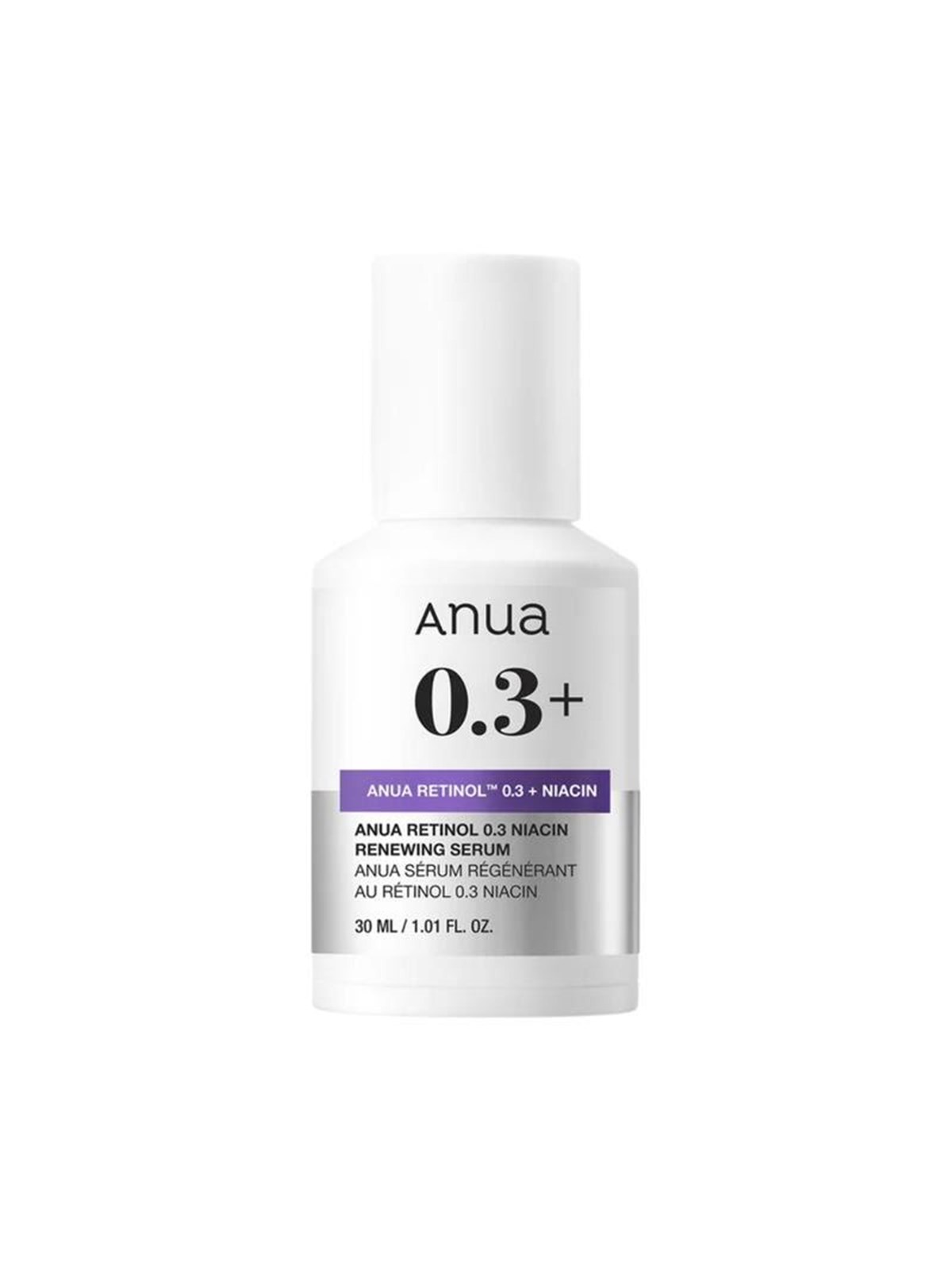 Anua - Nano Retinol 0.3% + Niacin Renewing Serum 30ml, Ansigtspleje