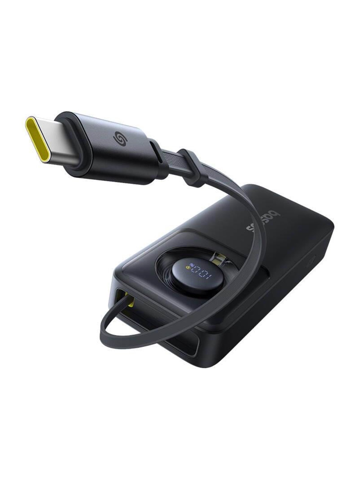 Baseus OS Free2Pull 10000 mAh 30W powerbank + cable (black) Powerbank - Sort - 10000 mAh