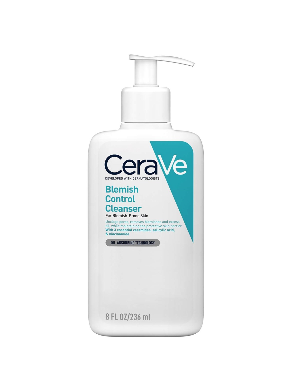 CeraVe Blemish Control Face Cleanser 236ml, Ansigtspleje