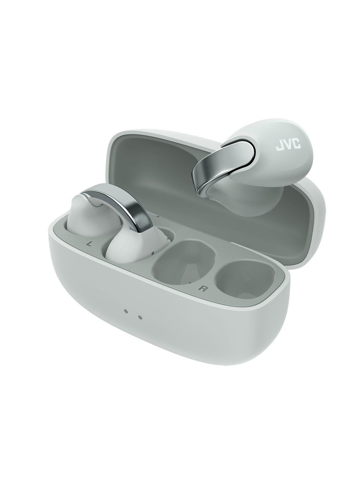 JVC Open Ear Nearphone True Wireless Headphones - White, Hovedtelefonerheadset2