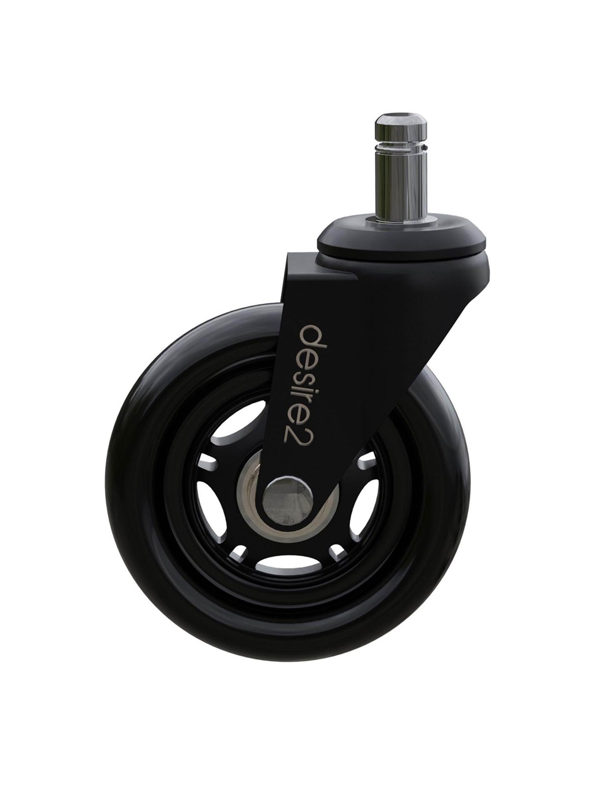 Desire2 Swivel Castor Wheels Universal Chairs 22mm 5-pack, Gamerstol