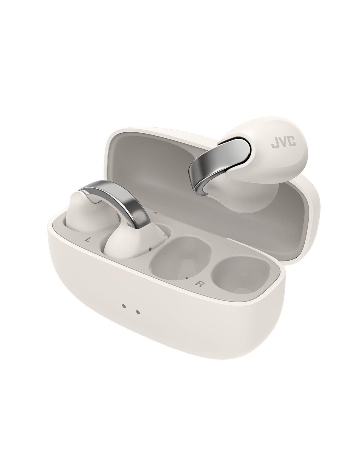 JVC Open Ear Nearphone True Wireless Headphones - White, Hovedtelefonerheadset2