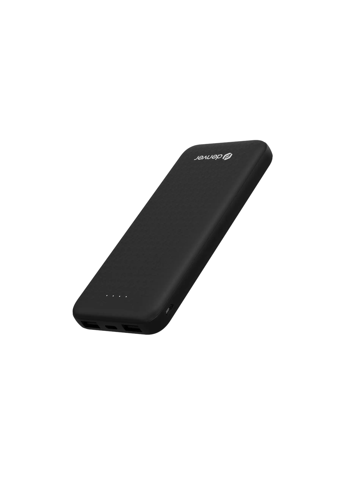 DENVER PBS-10010B BLACK - Powerbank 10000mAh with USB-A output Powerbank - Sort - 10000 mAh