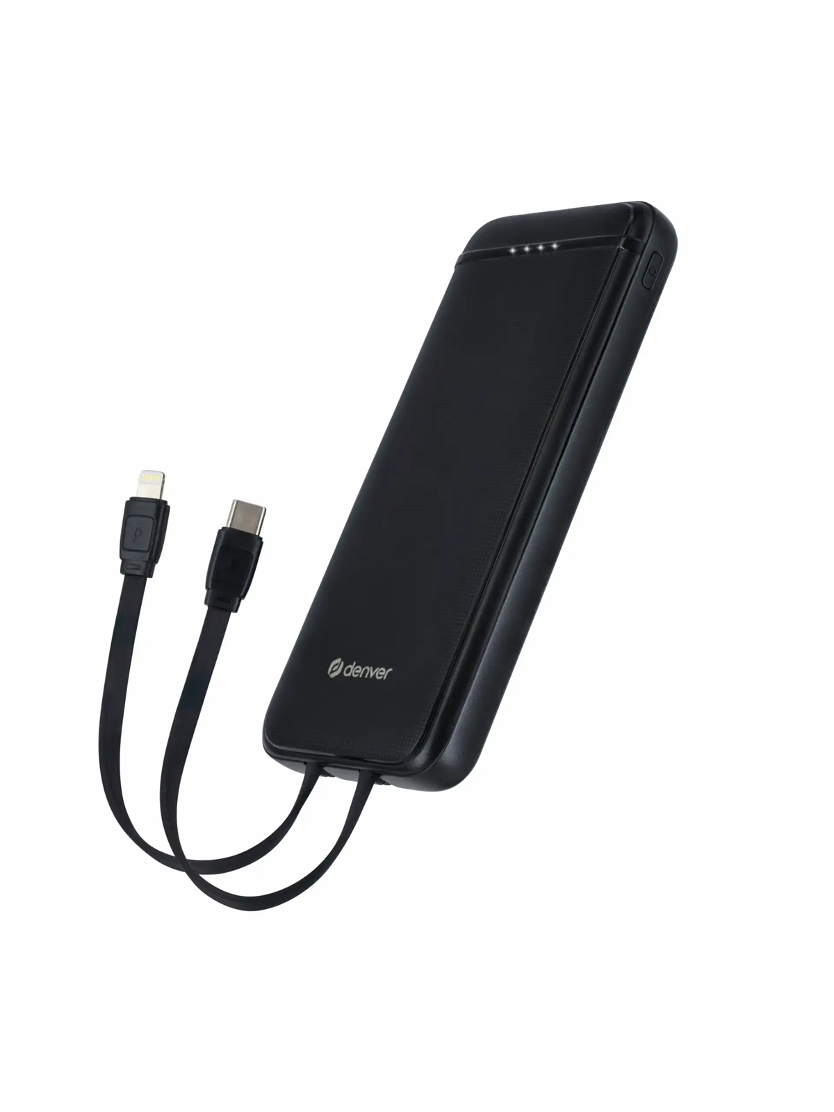 DENVER PBS-10010B - Powerbank 10000mAh with USB-A output - Black Powerbank - Sort - 10000 mAh