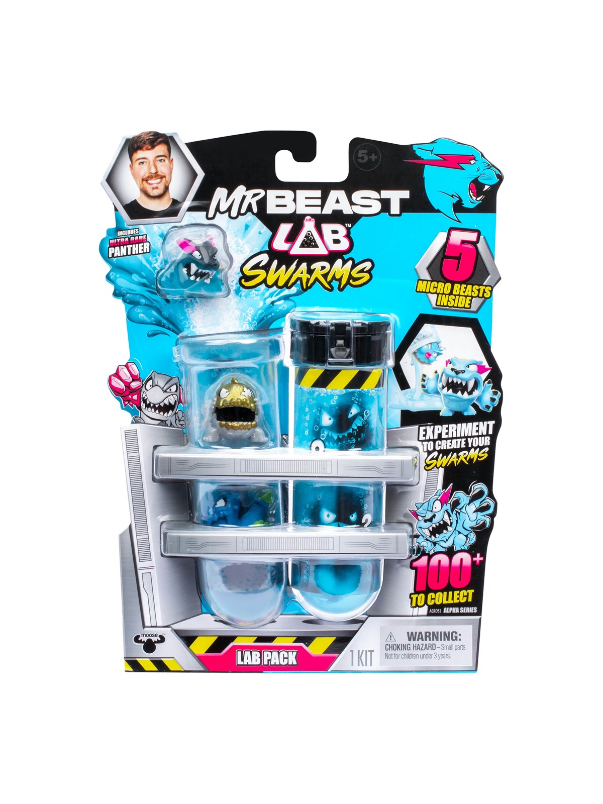 MrBeast Lab Swarms figurer 5 stk, Figur