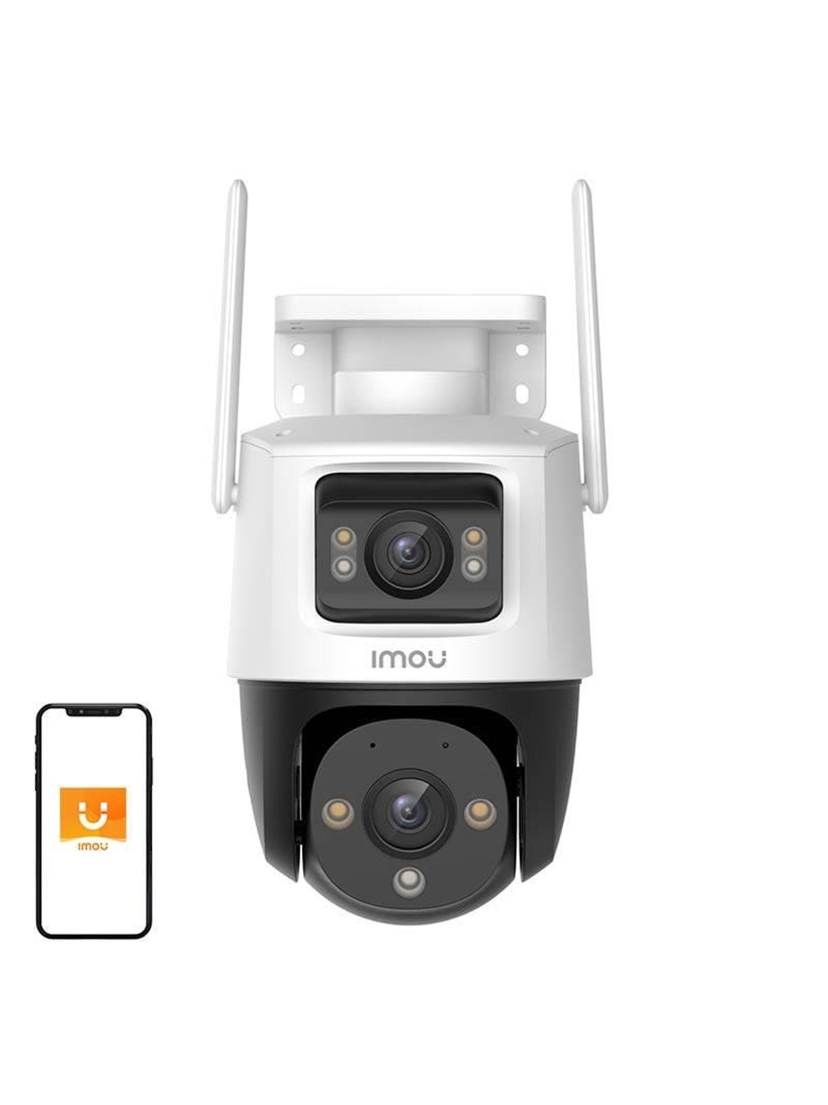 IMOU 360° Outdoor WiFi Camera Cruiser Dual 8MP, Netværkskamera