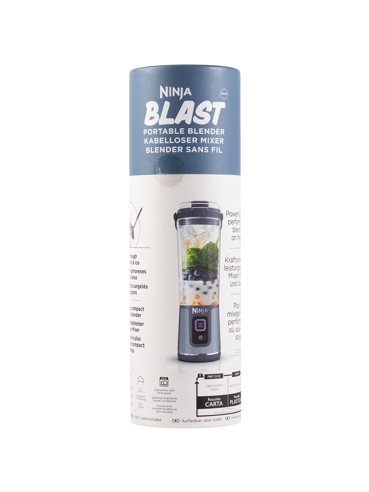 Ninja Blender Blast BC151EUNV - denim blue