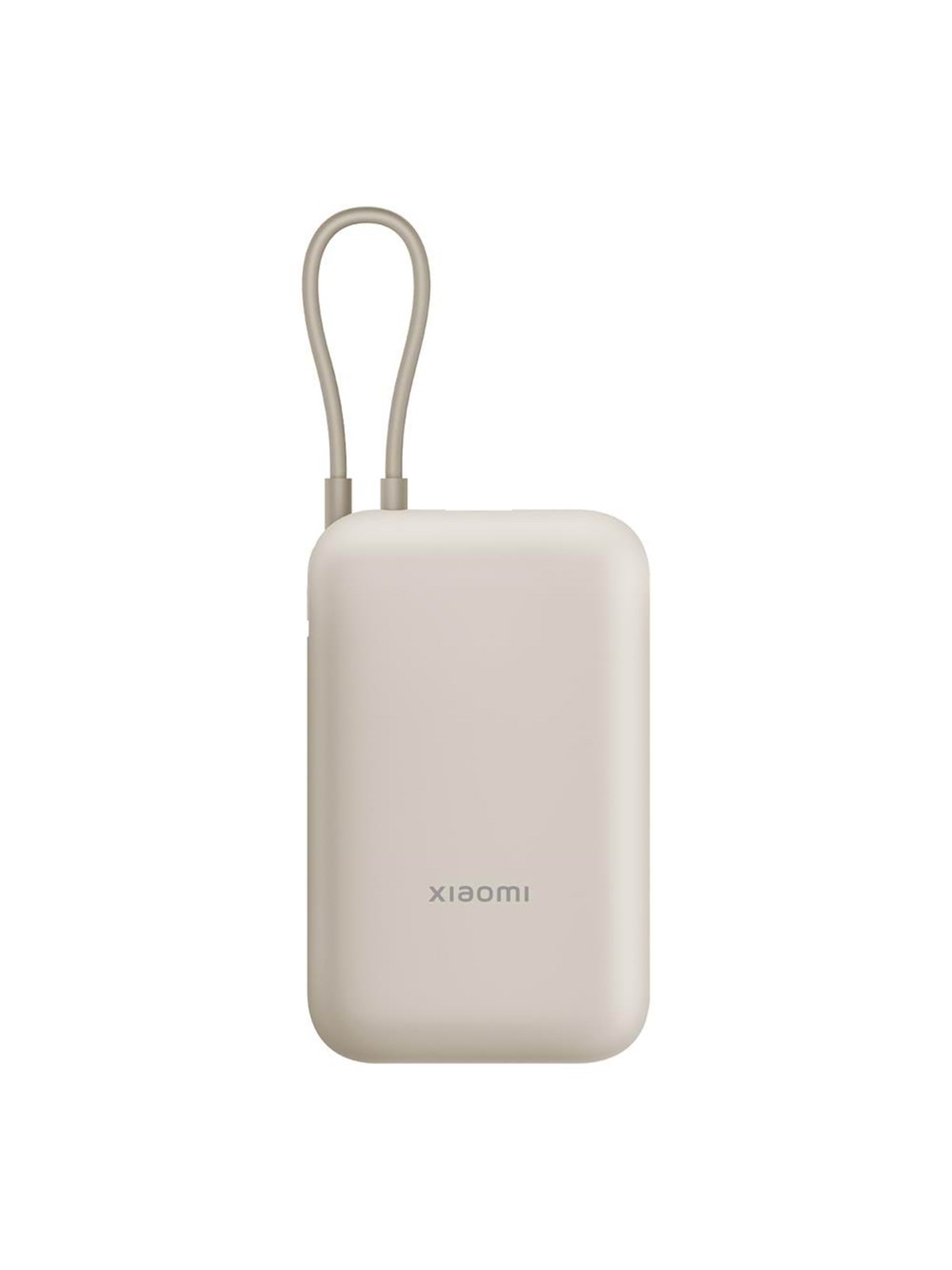 Xiaomi 22.5W (Integrated Cable) Powerbank - Beige - 10000 mAh, Powerbank
