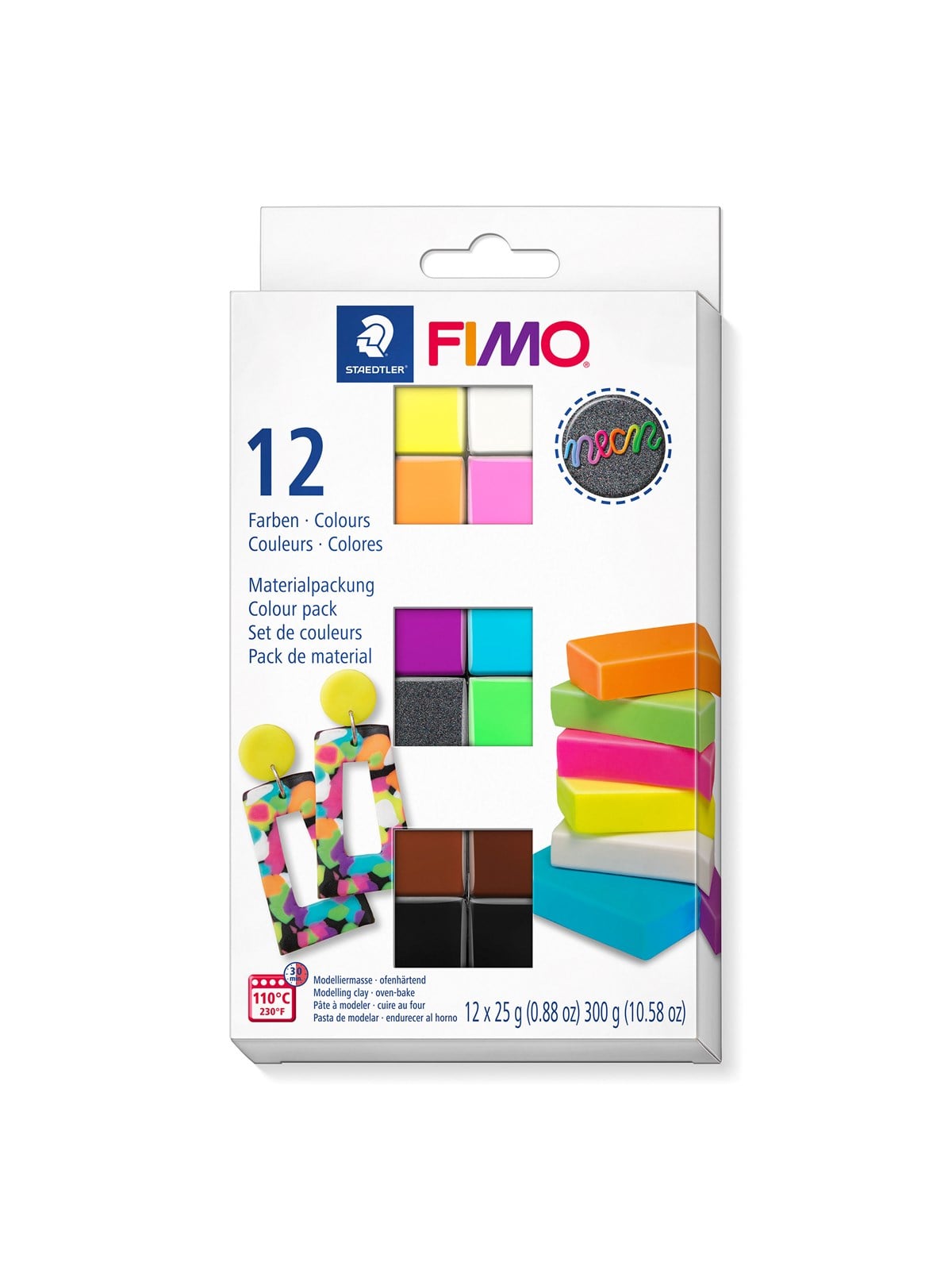 Stædtler FIMO Effect Sæt Neon, Hobby Artikler