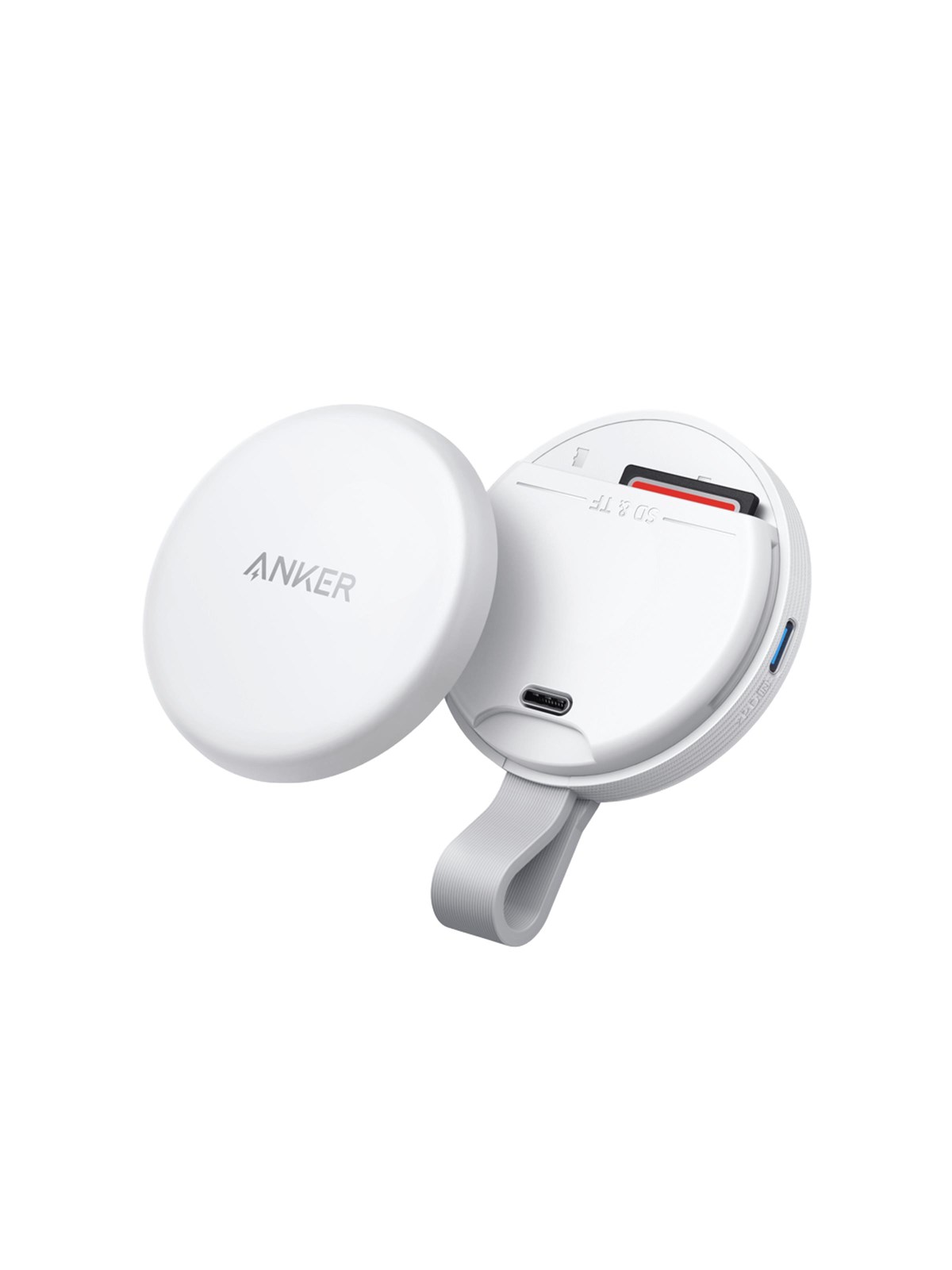 Anker MagGo USB-C Adapter 3-in-1 for iPhone - White, Mobil Tilbehør