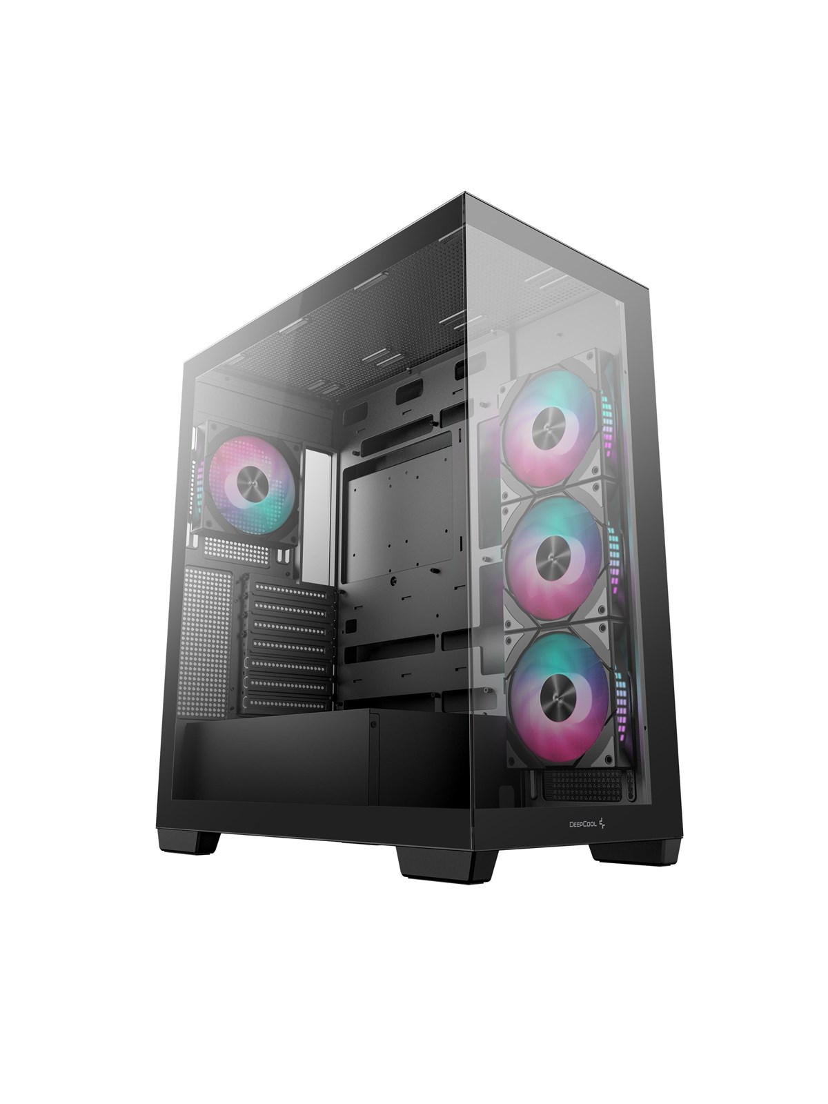 DeepCool CG580 4F - Kabinet - Miditower - Sort, Kabinet