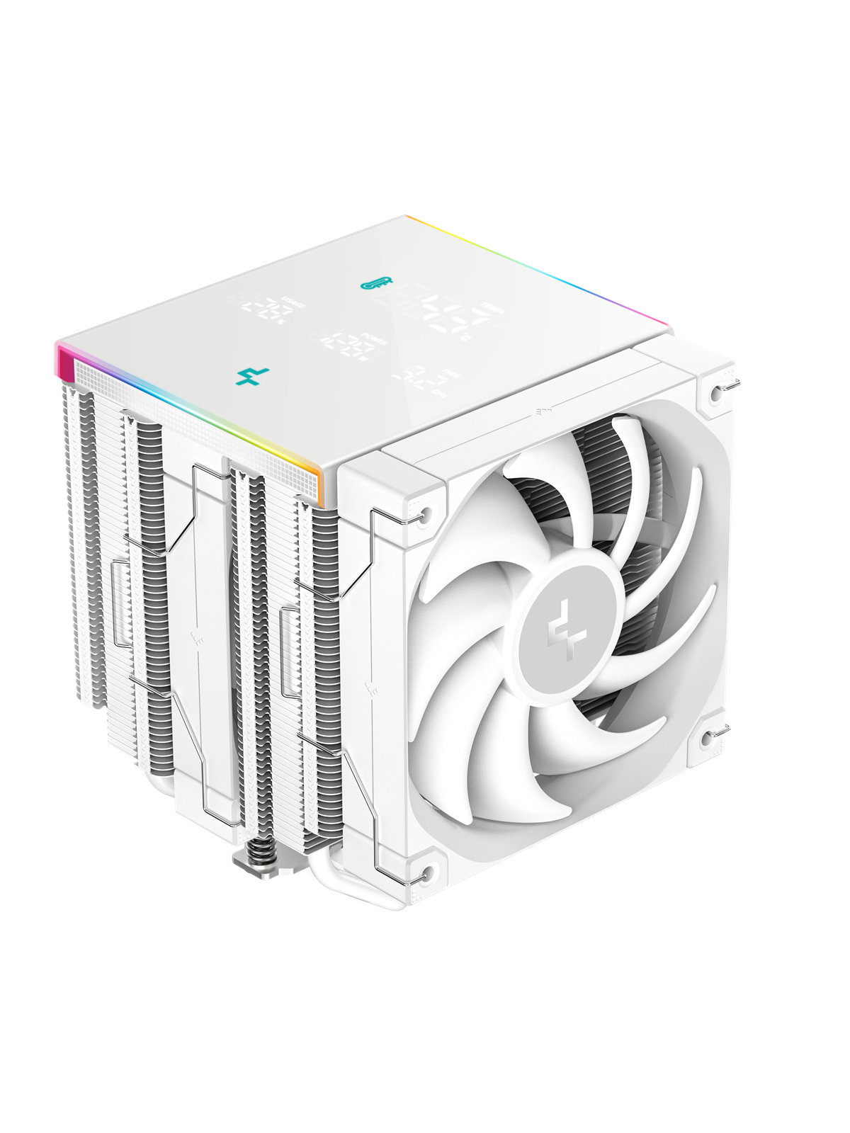 DeepCool AK620 DIGITAL PRO - White - CPU Luftkøler - Max 25 dBA, Cpu Køler