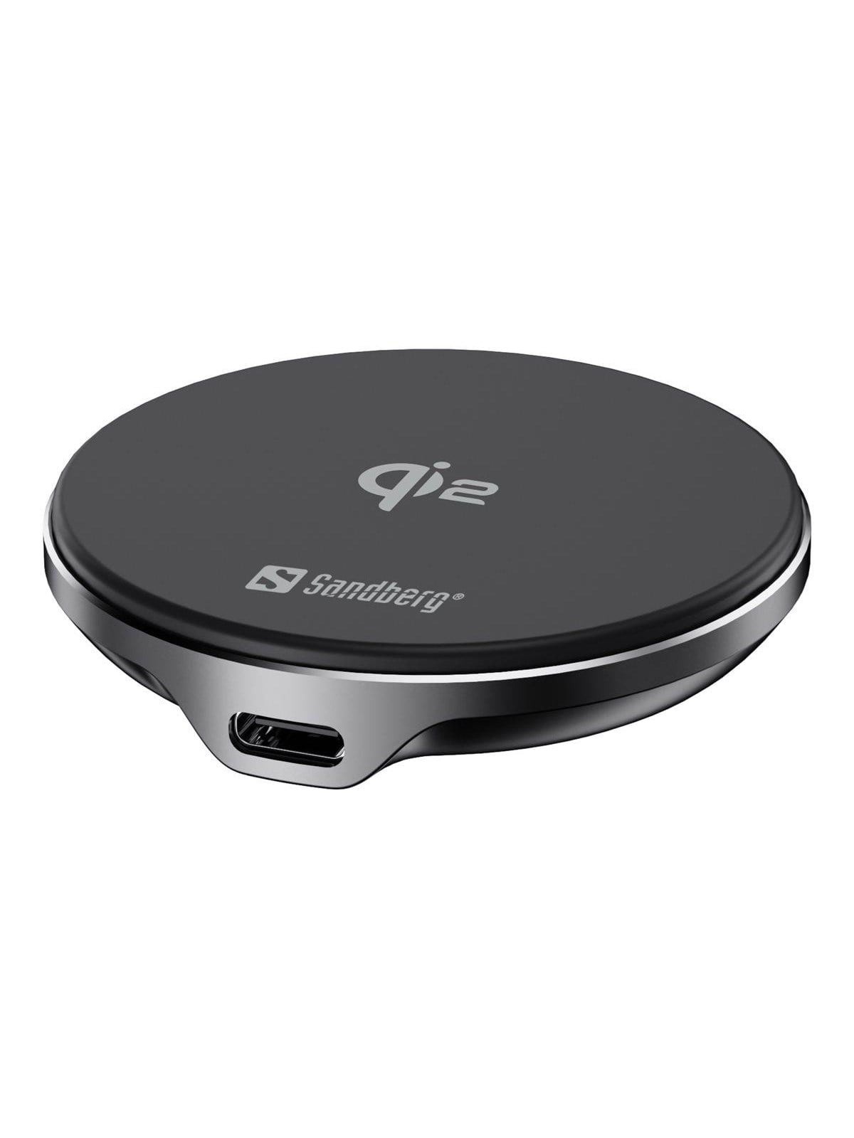 Sandberg Wireless Charger Mag Qi2 15W, Mobil Oplader