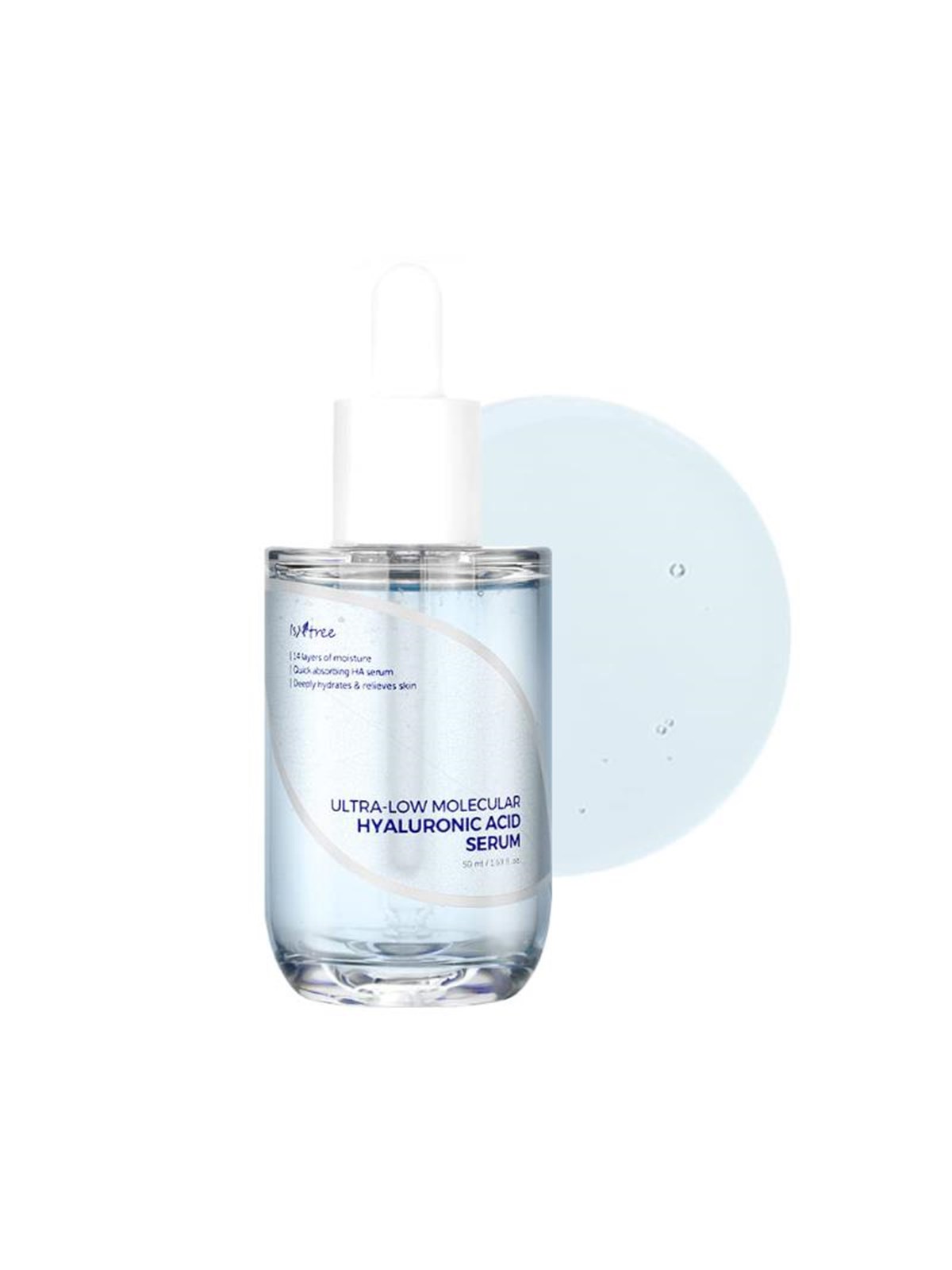 ISNTREE - Ultra Low Molecular Hyaluronic Acid Serum 50ml, Ansigtspleje