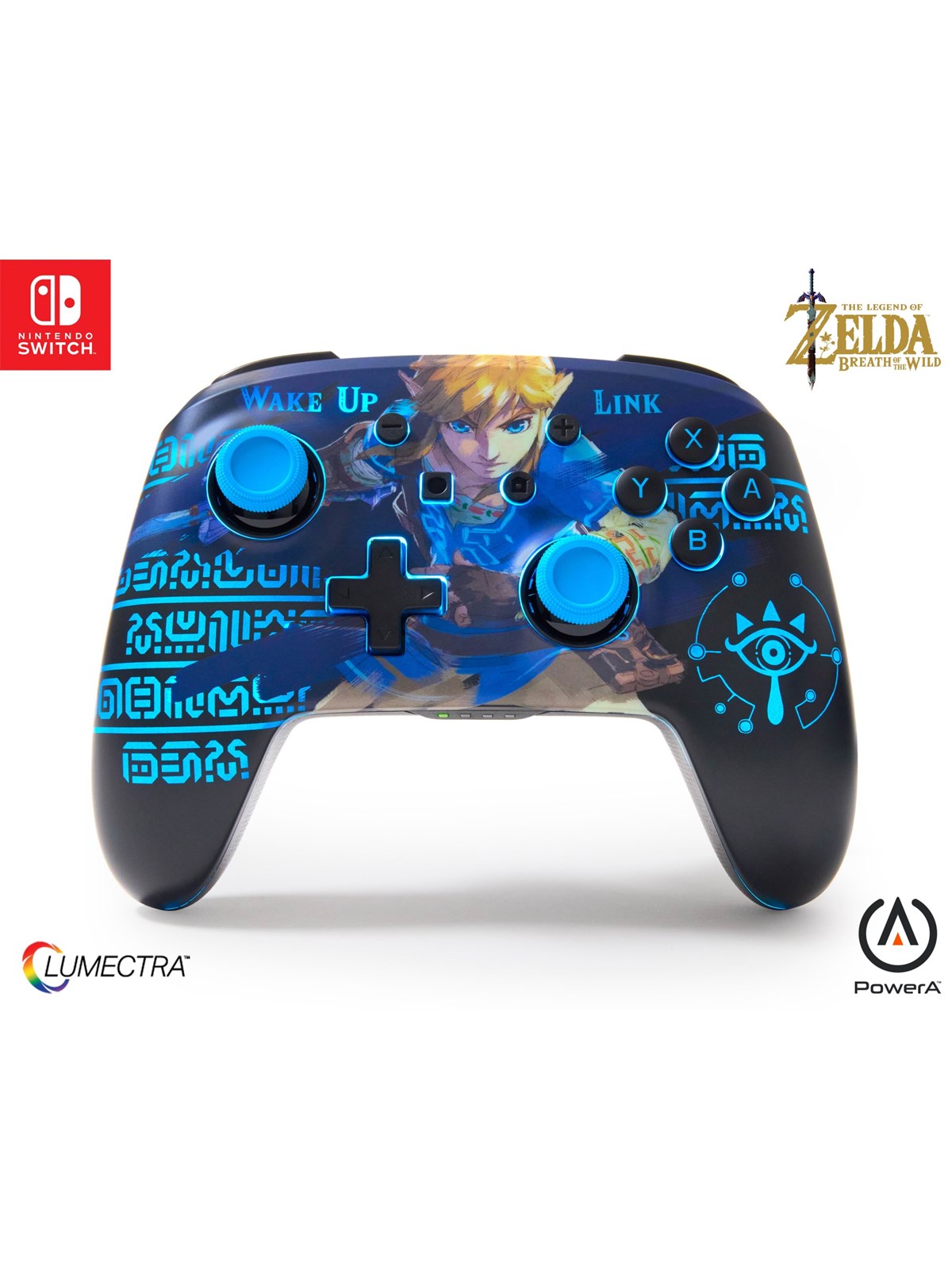 PowerA Enhanced trådløs controller til Nintendo Switch med Lumectra - Wake Up Link - Wireless Controller - Nintendo Switch