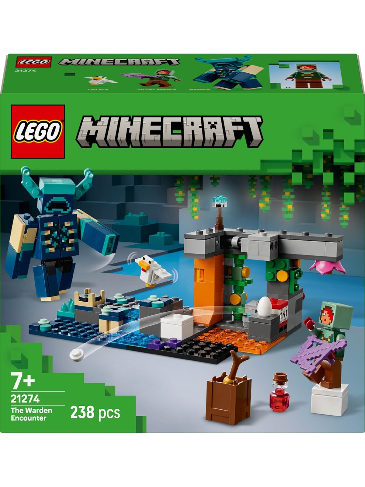 LEGO Minecraft 21274 Warden-mødet