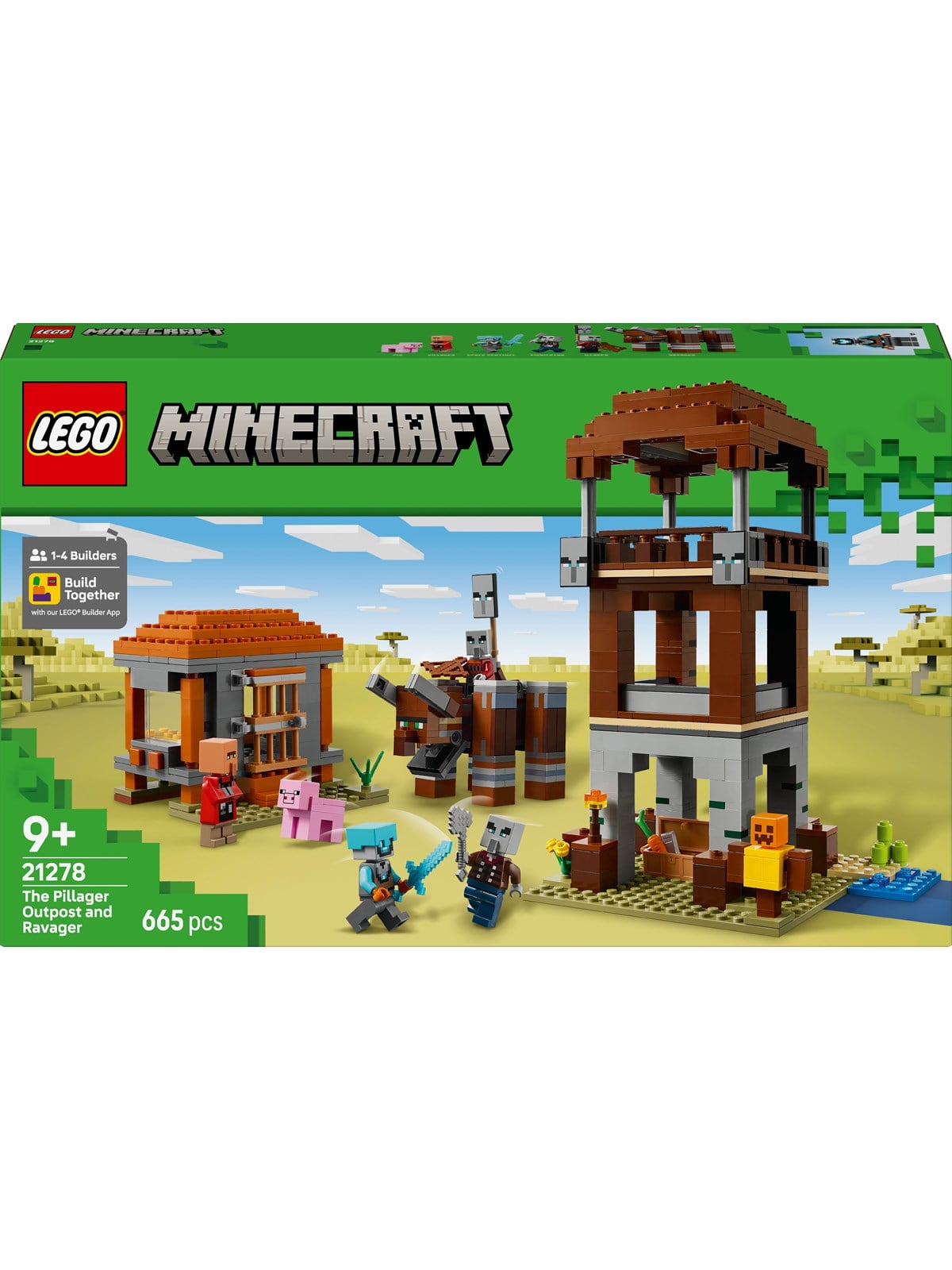 LEGO Minecraft 21278 Røverforposten og ravager
