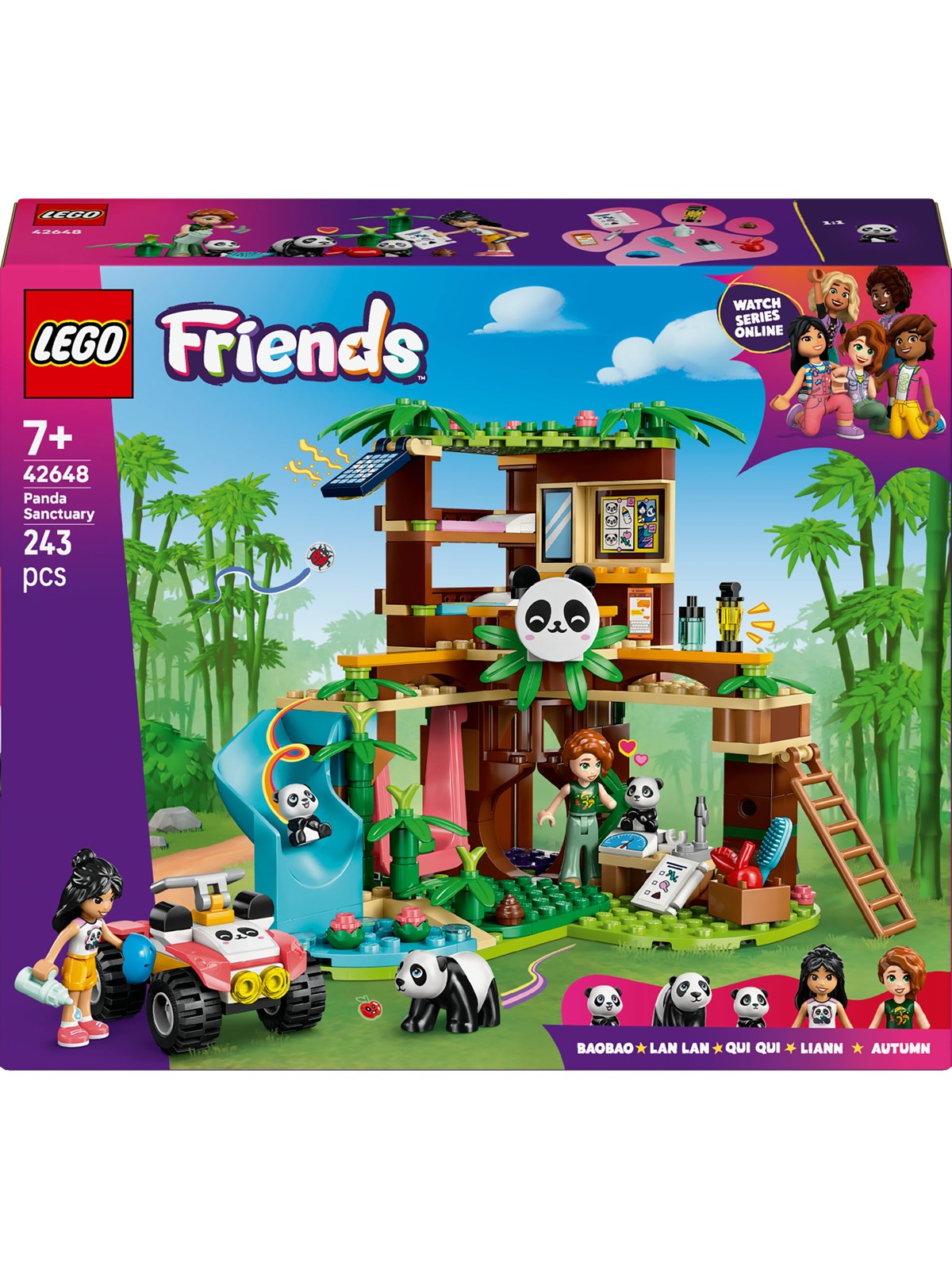 LEGO Friends 42648 Pandareservat med dyrepasning