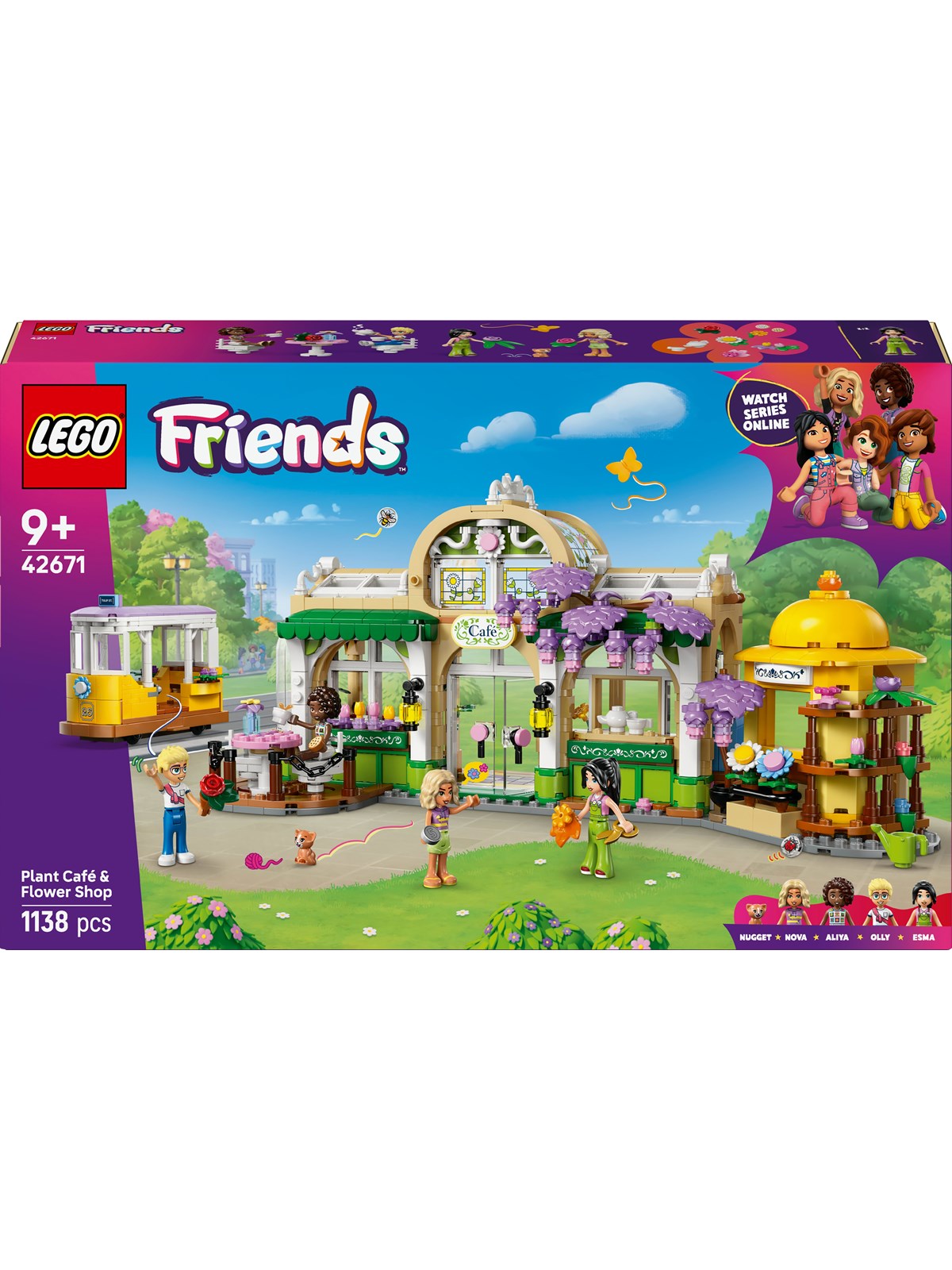 LEGO Friends 42671 Plantecafé og blomsterbutik