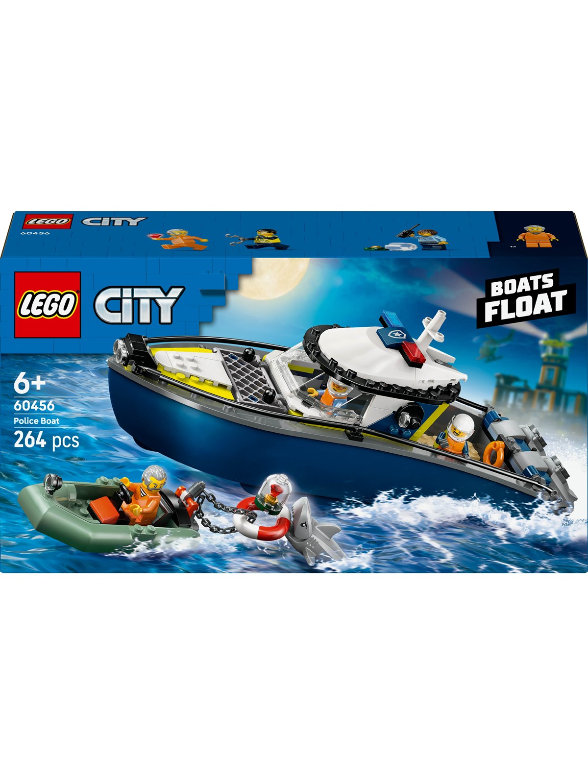 LEGO City 60456 Politibåd på forbryderjagt