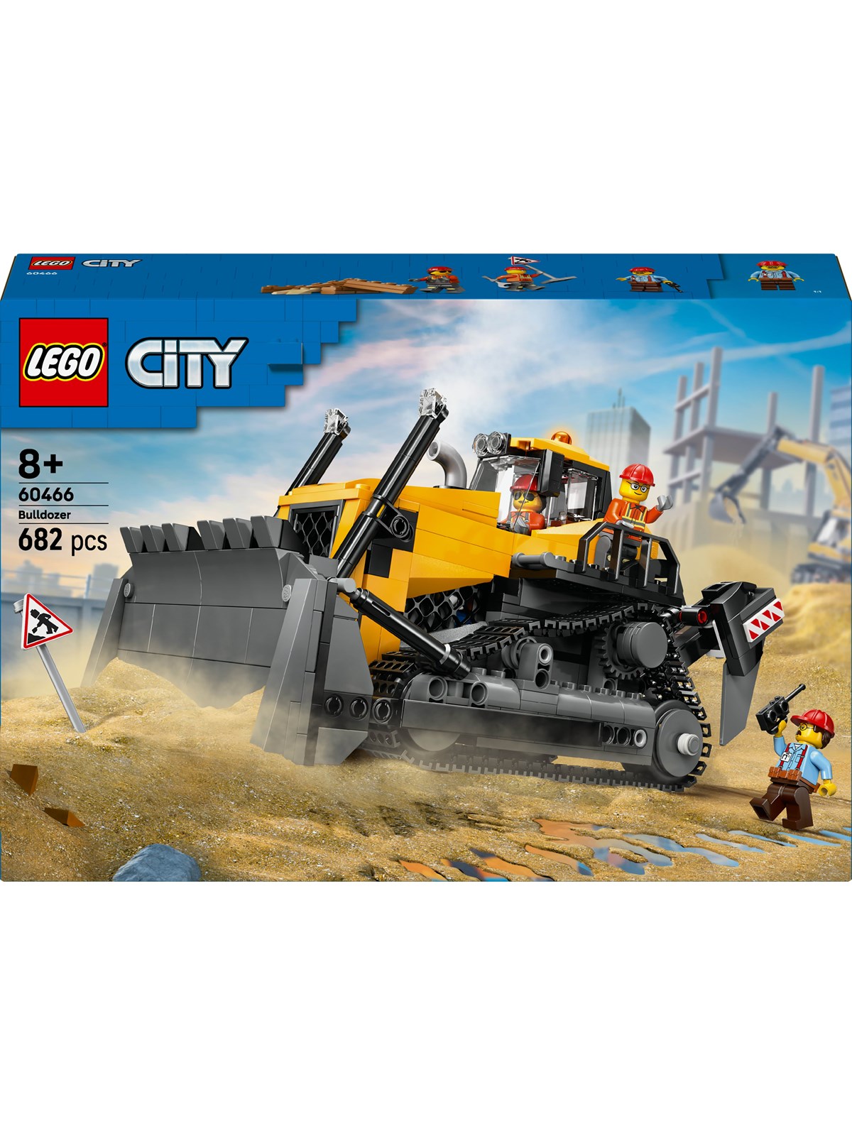 LEGO City 60466 Gul bulldozer