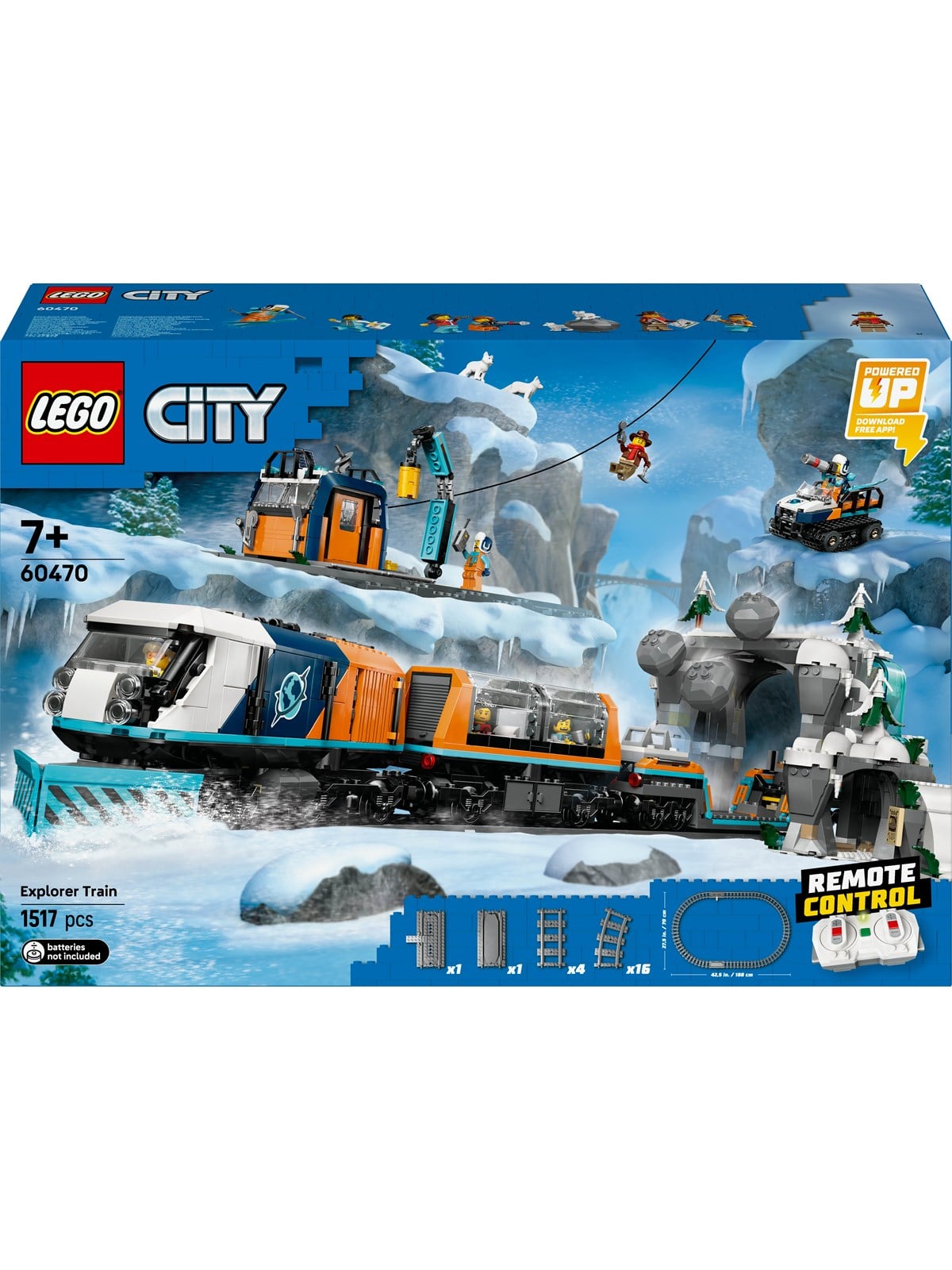 LEGO City 60470 Polarforskernes arktiske eksprestog