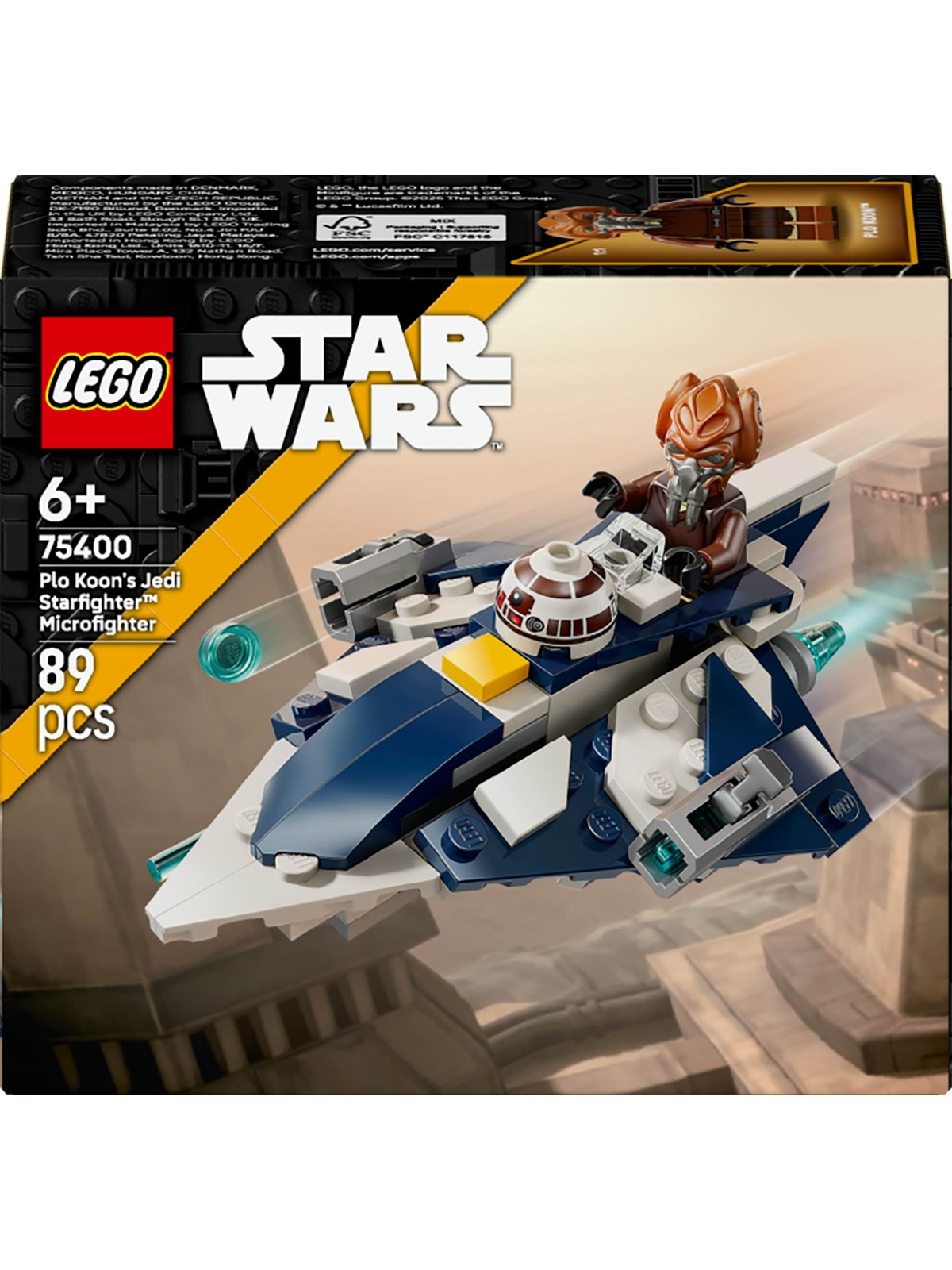 LEGO Star Wars 75400 Microfighter af Plo Koons jedi-stjernejager